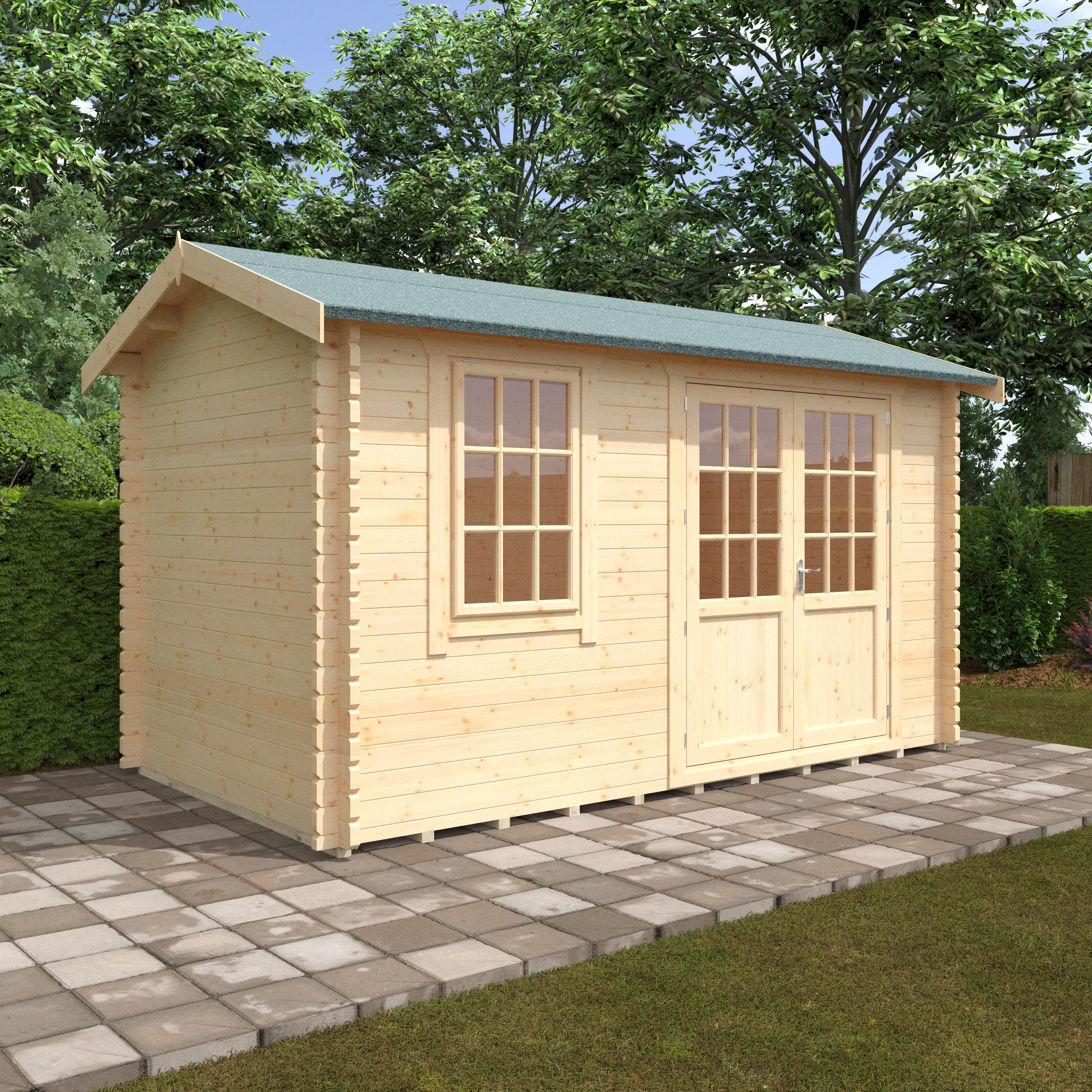THE HENLEY 28mm Log Cabins