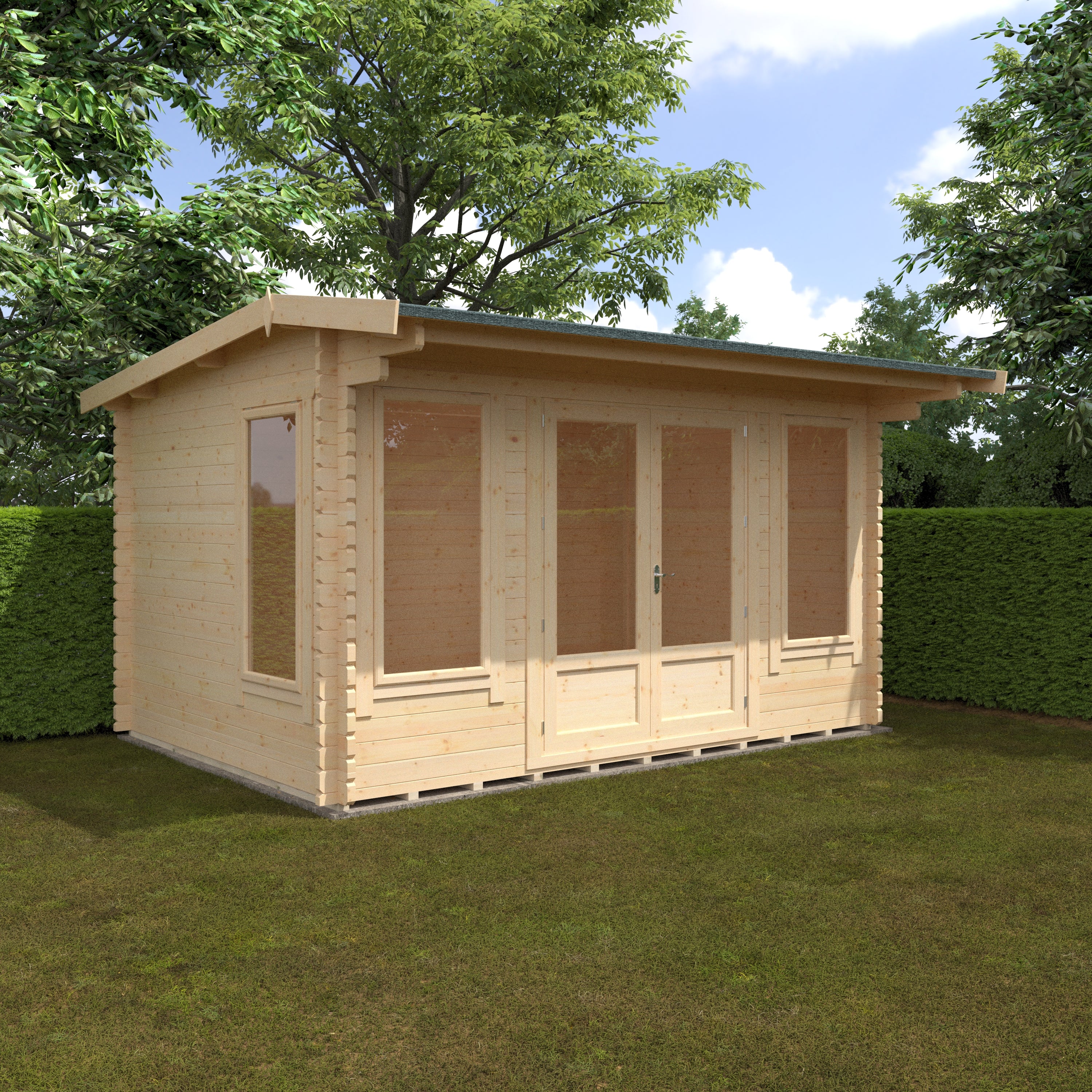 THE JACOB 44mm Log Cabin