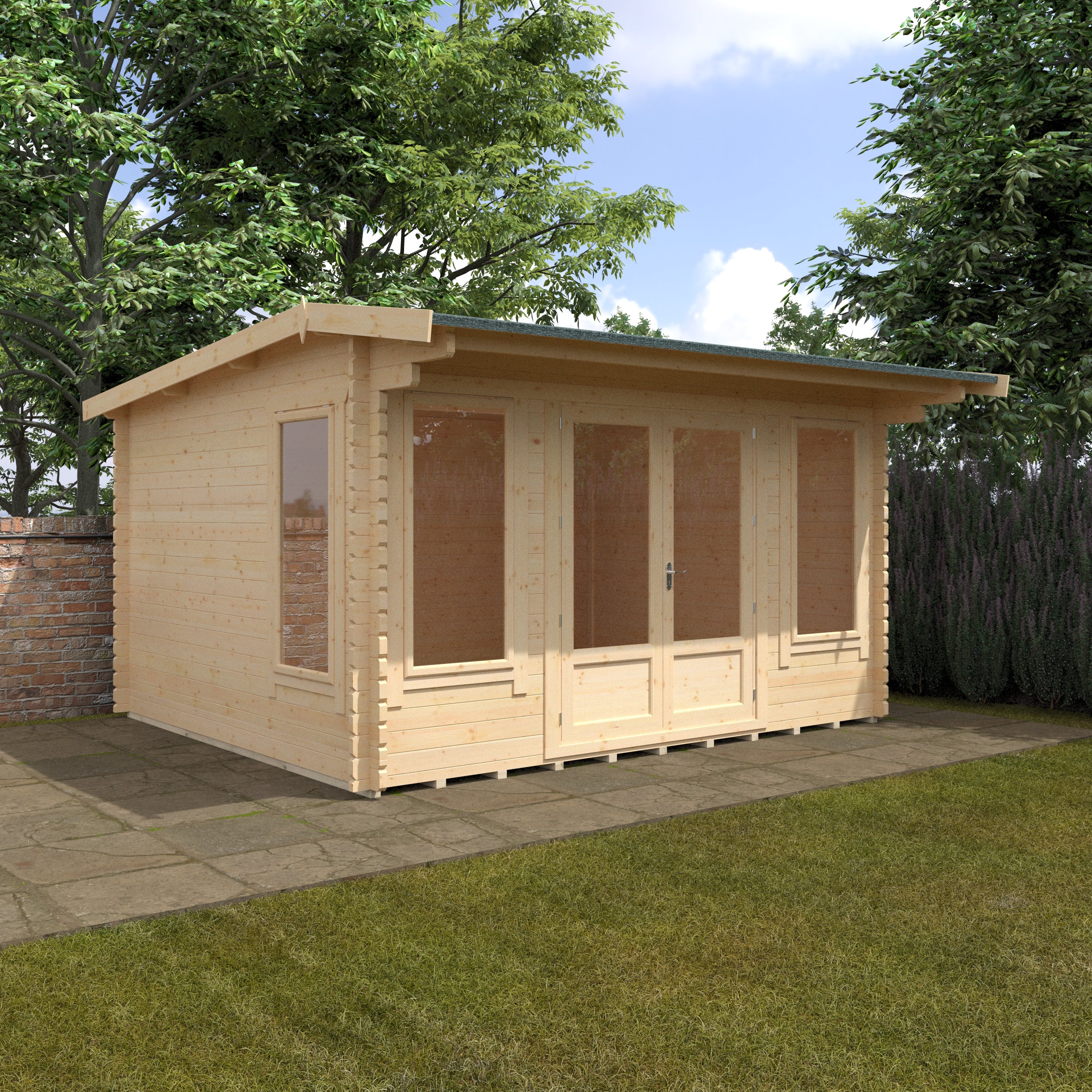 THE JACOB 44mm Log Cabin