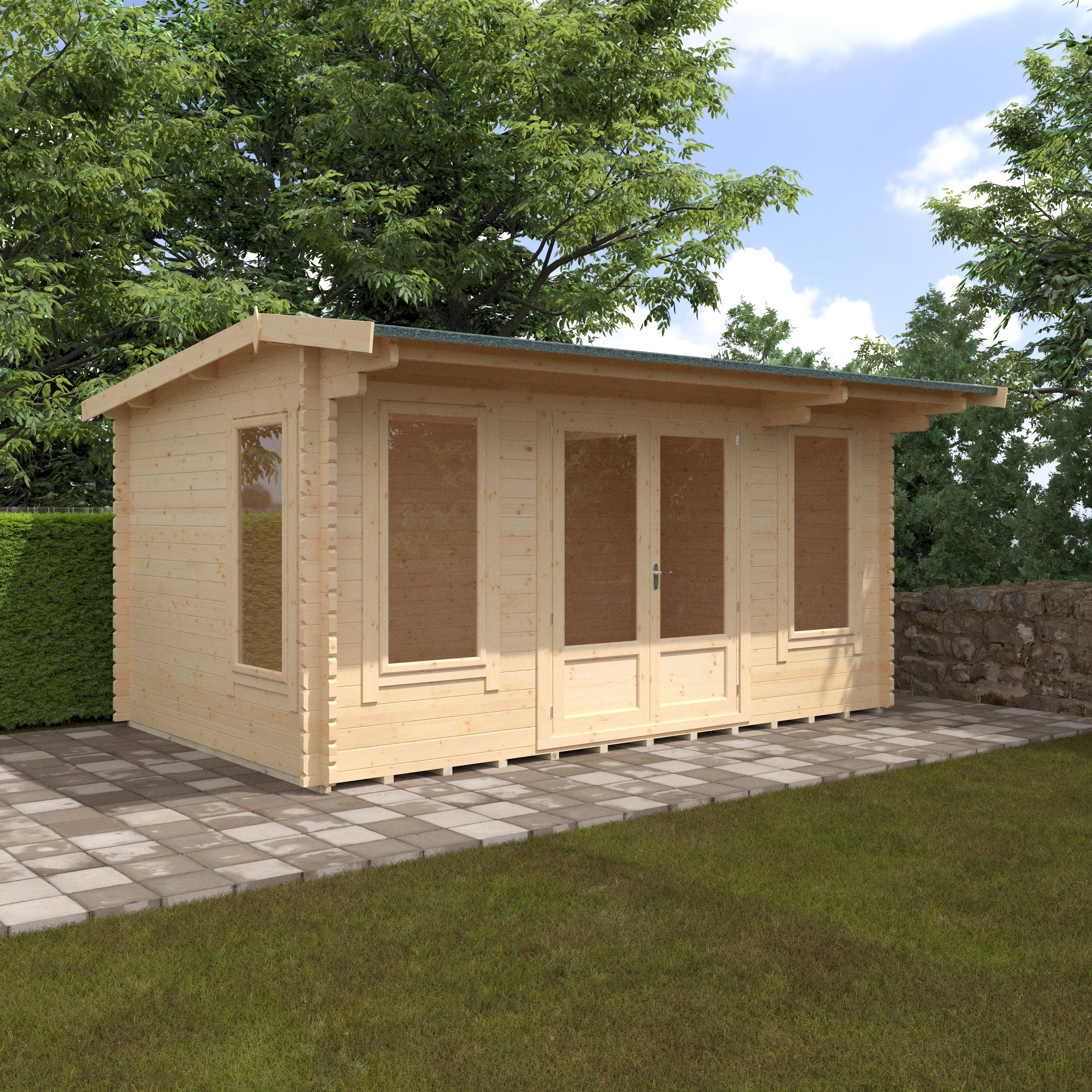 THE JACOB 44mm Log Cabin