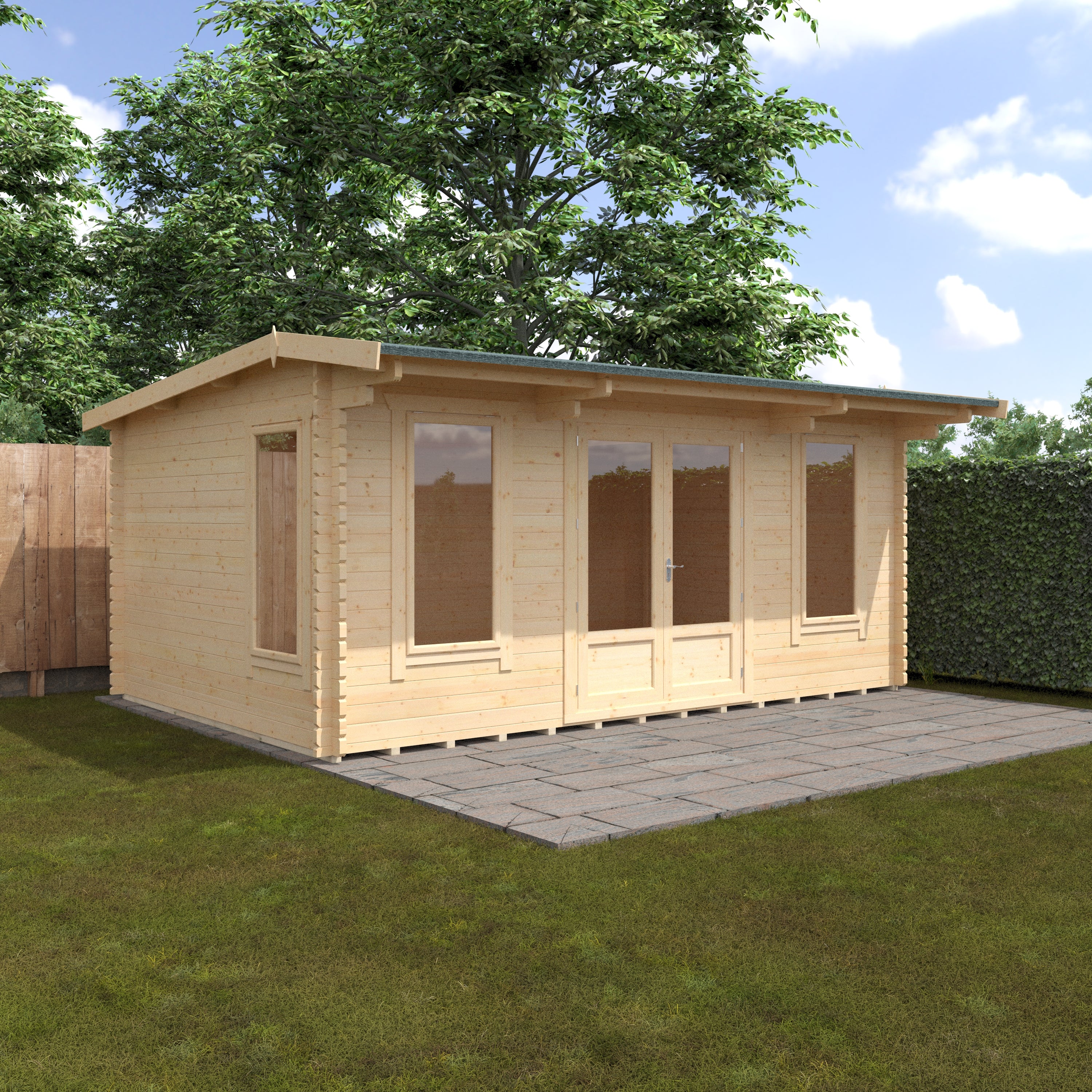 THE JACOB 44mm Log Cabin
