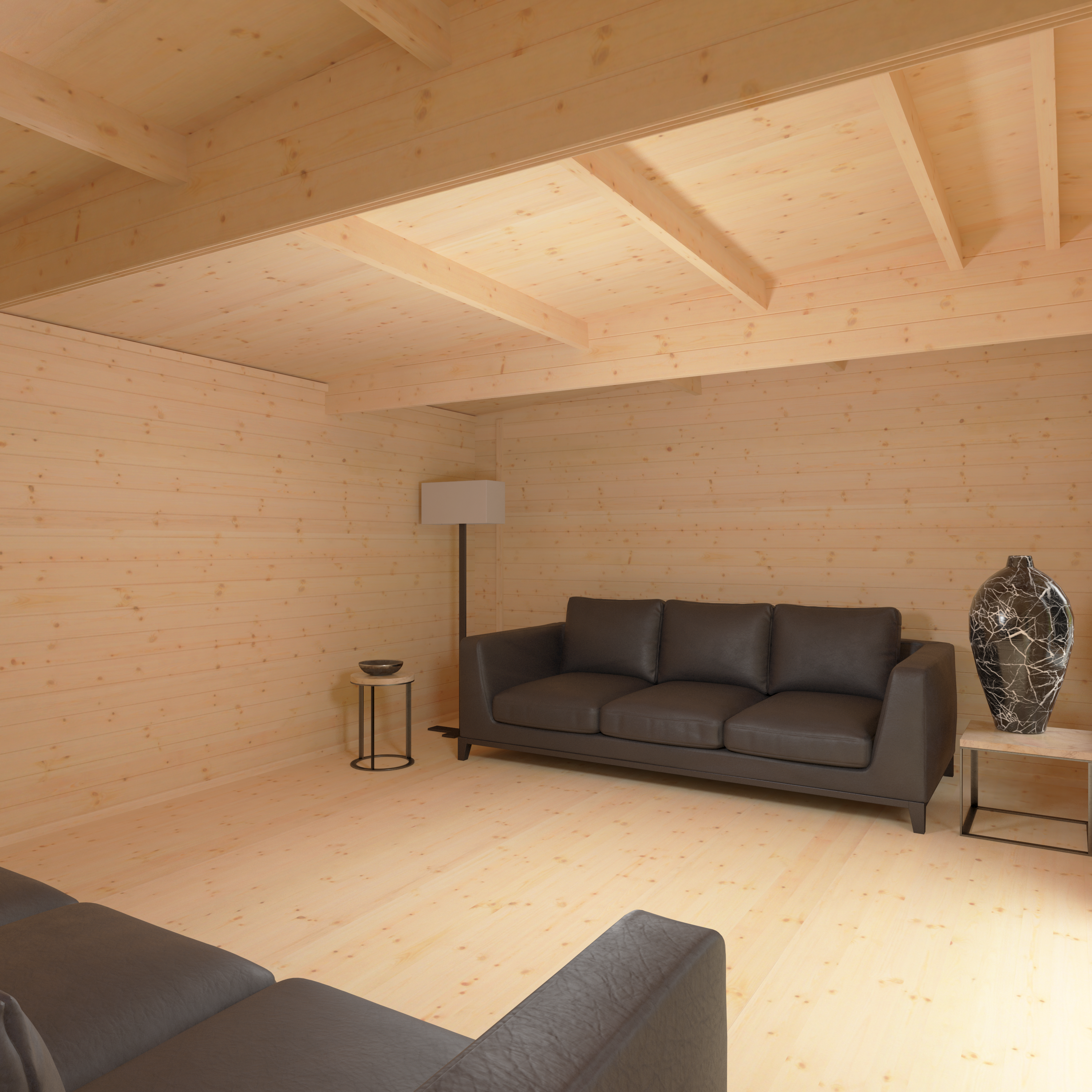 THE JACOB 44mm Log Cabin