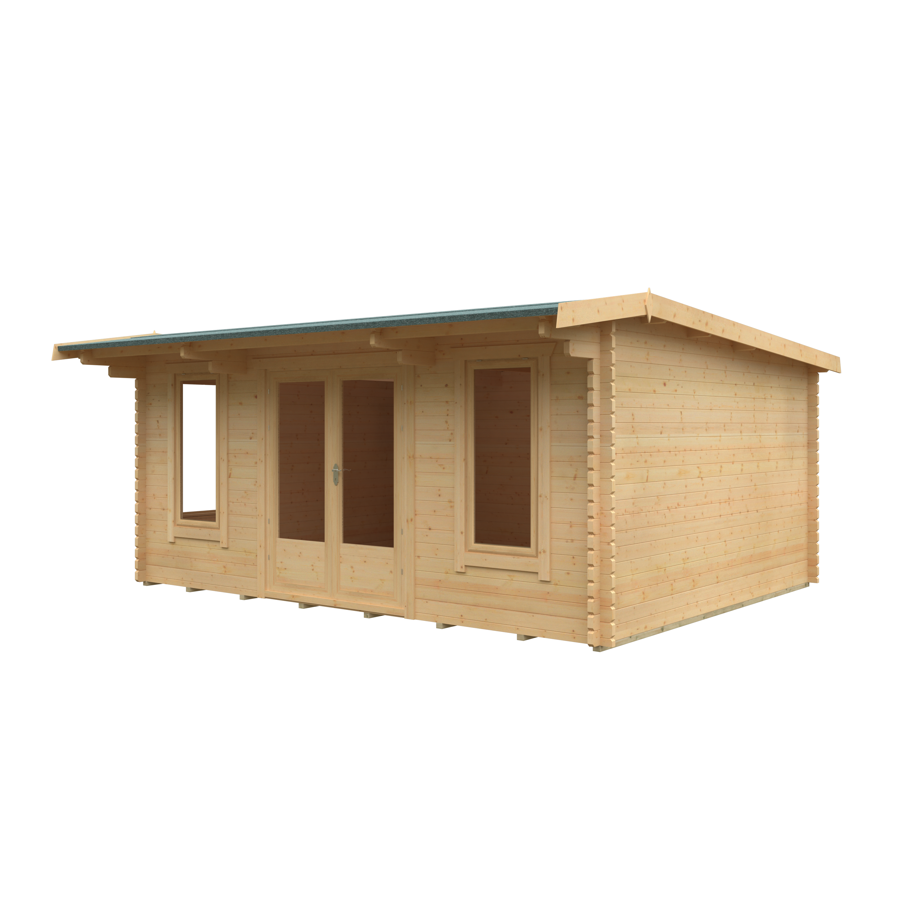 THE JACOB 44mm Log Cabin