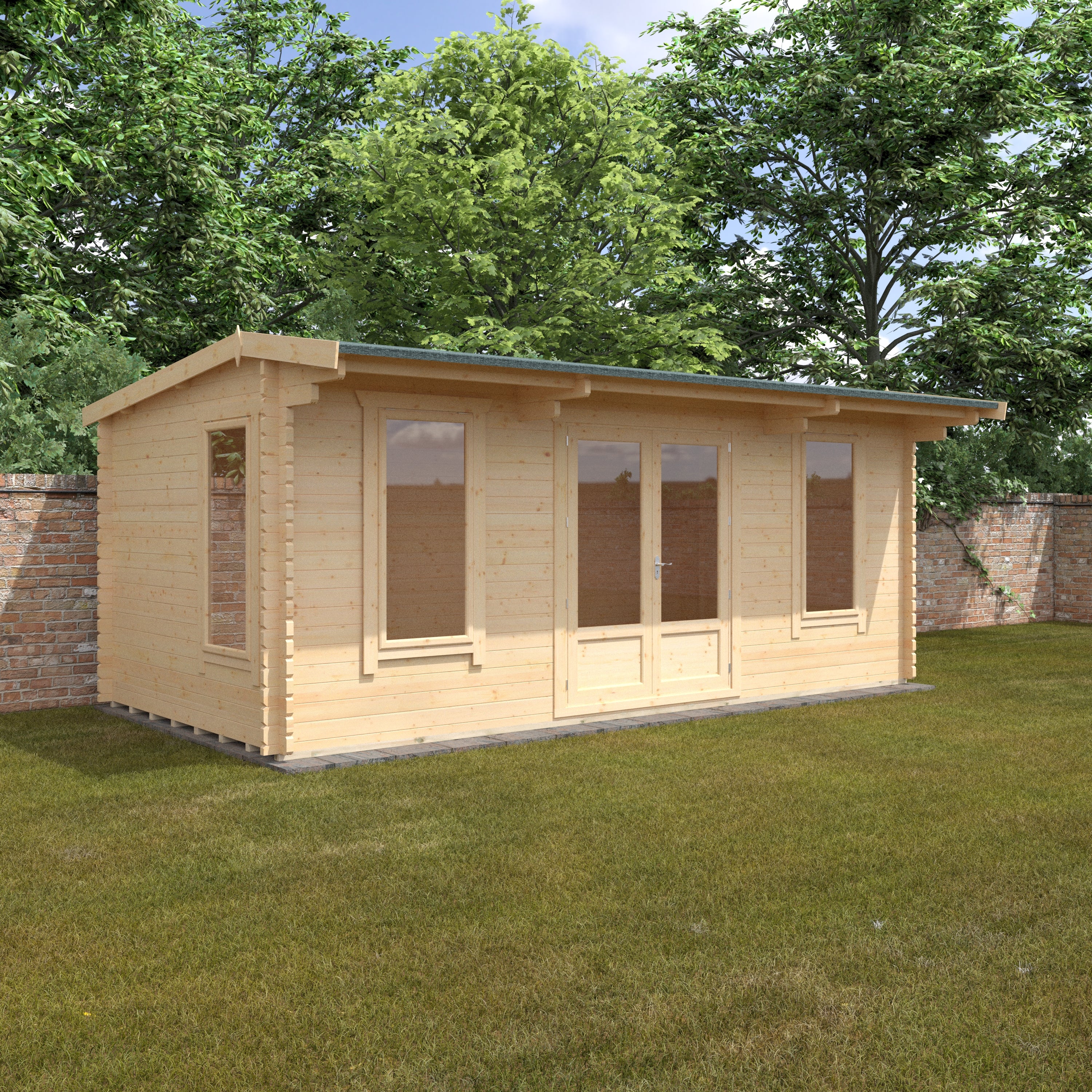 THE JACOB 44mm Log Cabin
