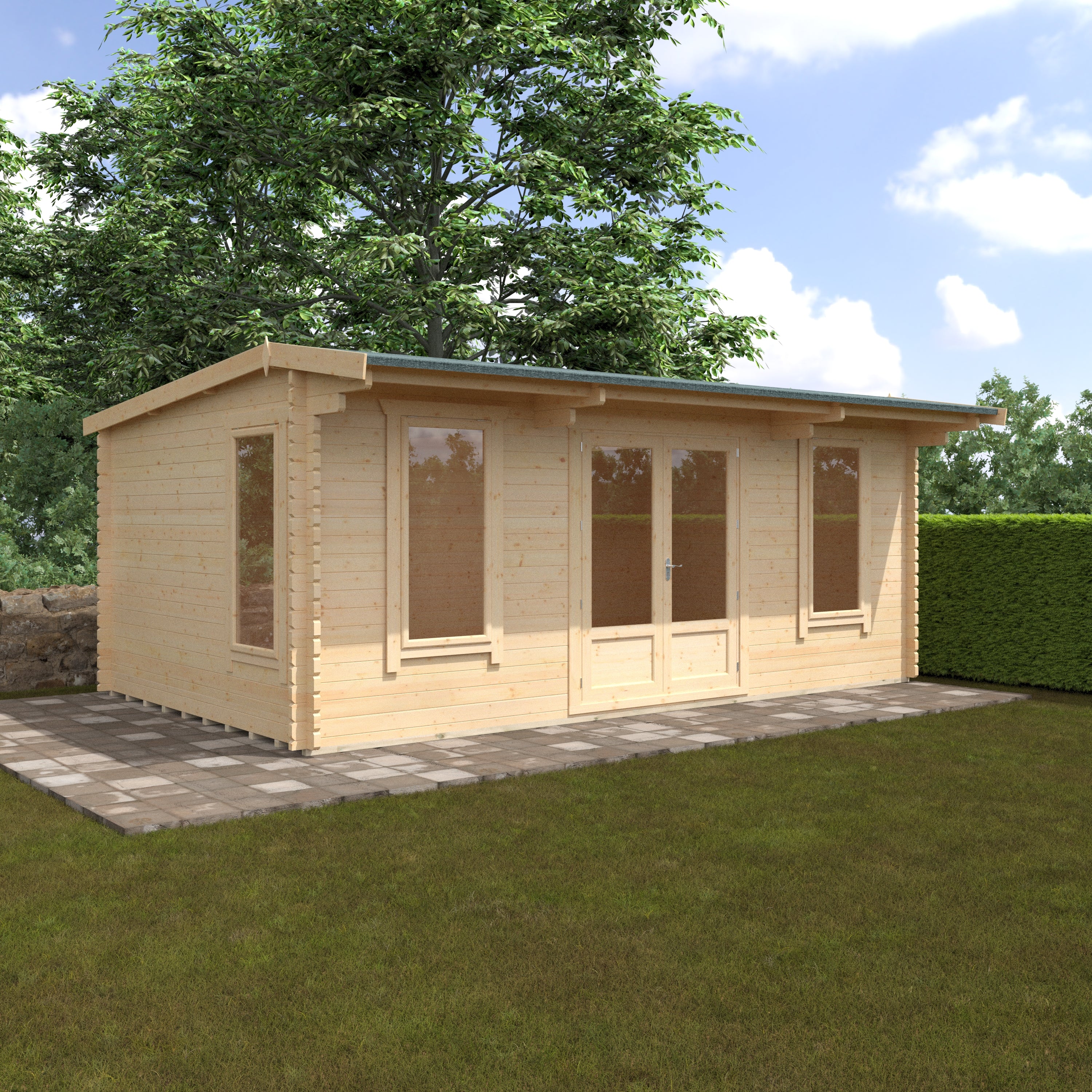 THE JACOB 44mm Log Cabin