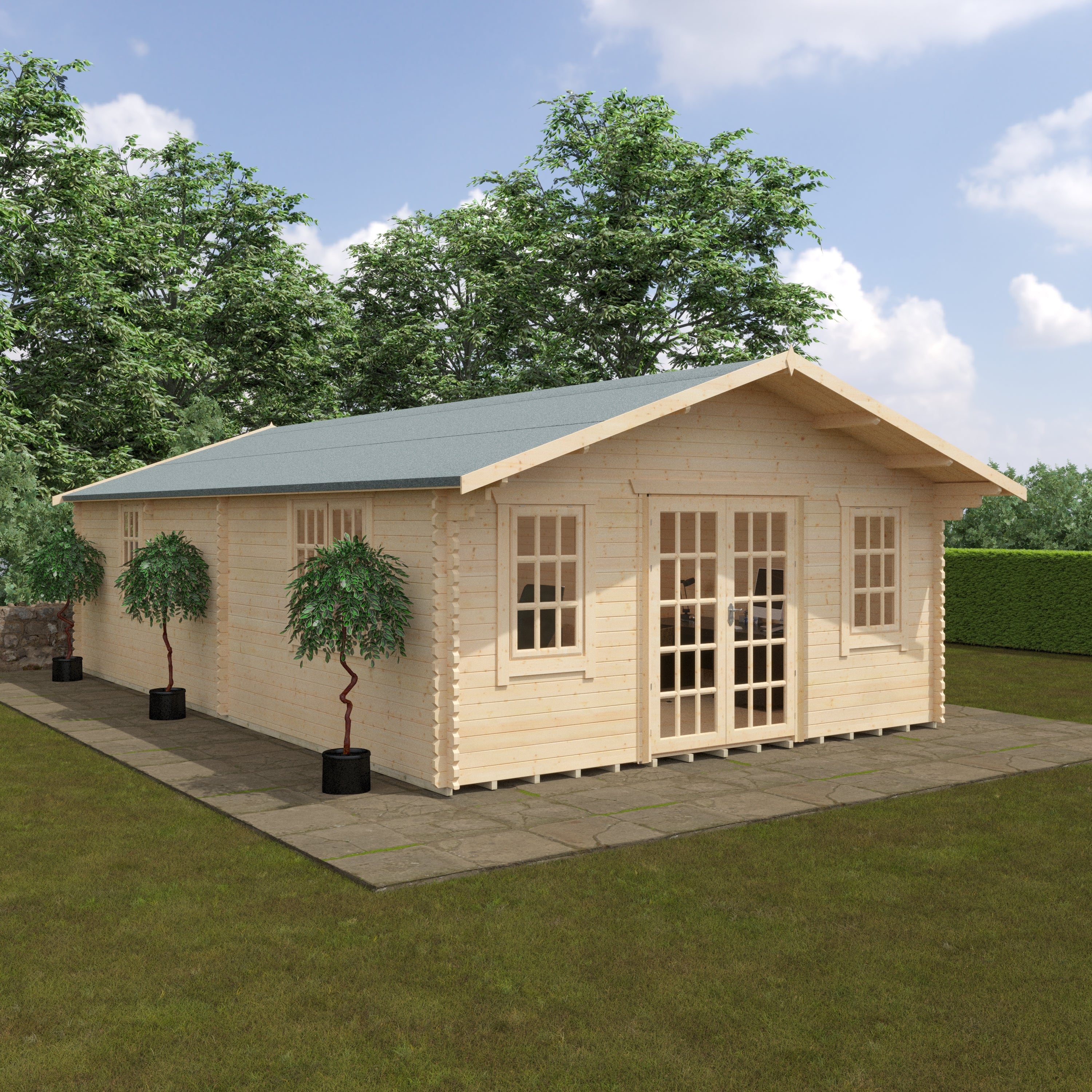 KENSINGTON 44mm Log Cabins