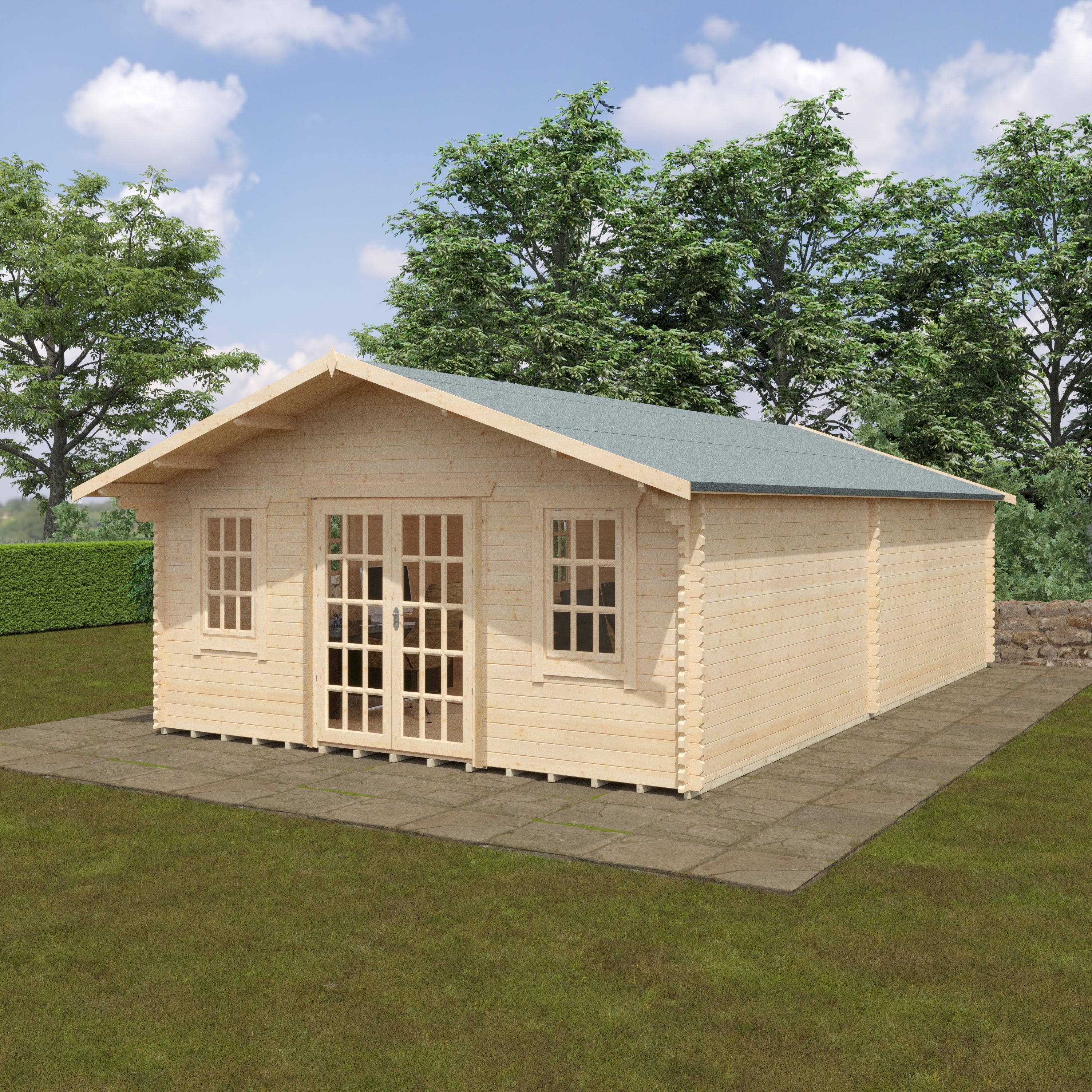 KENSINGTON 44mm Log Cabins