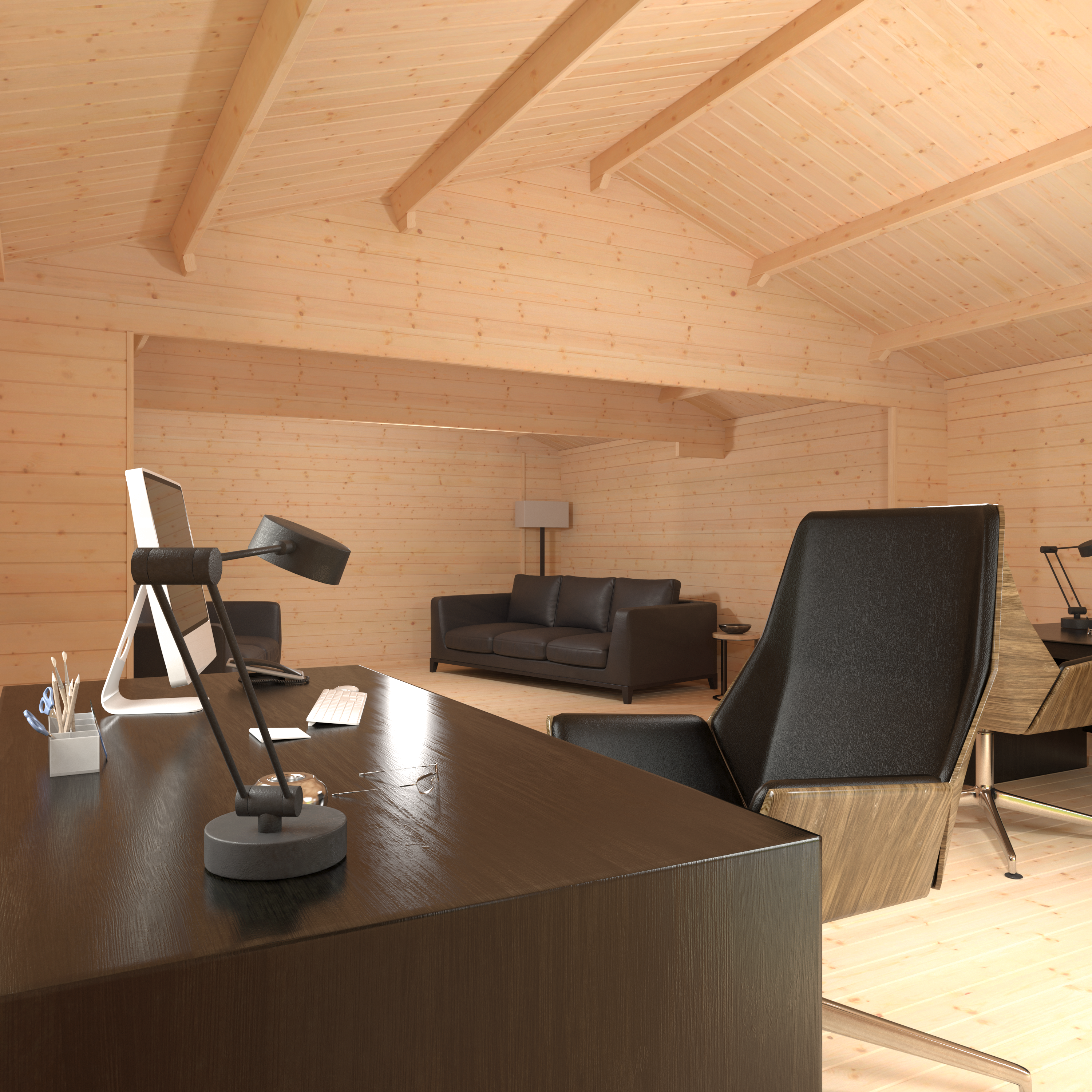 KENSINGTON 44mm Log Cabins
