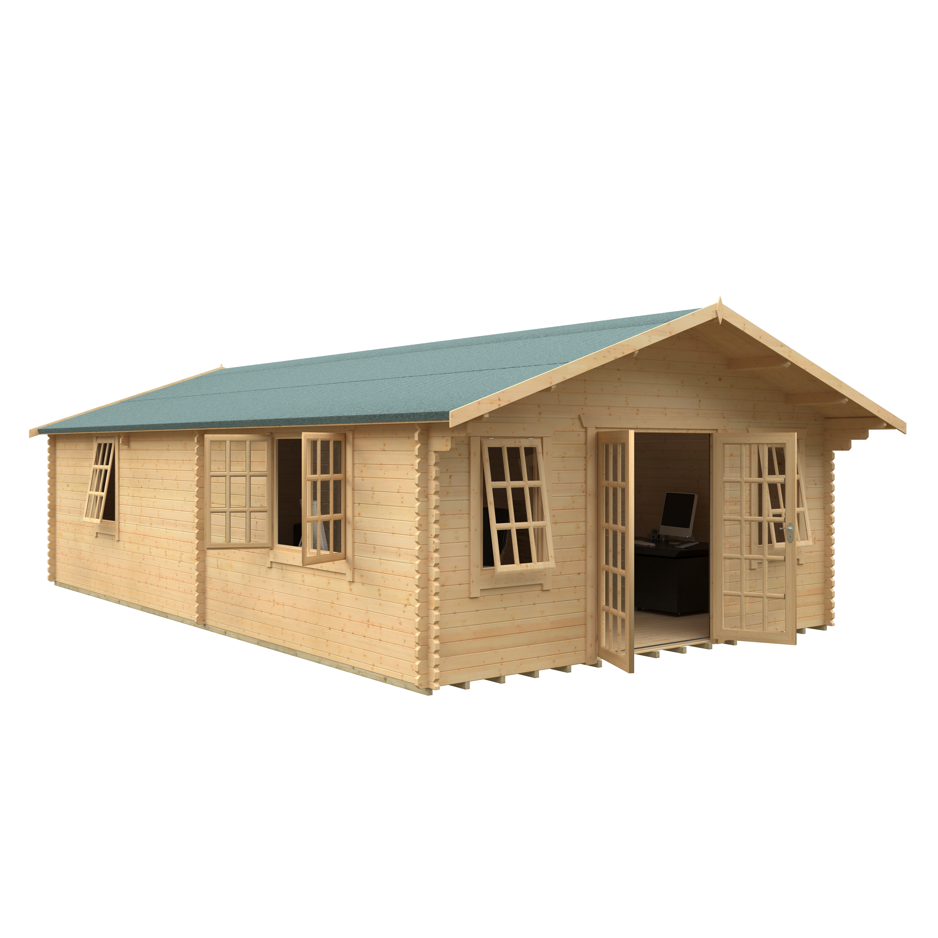 KENSINGTON 44mm Log Cabins
