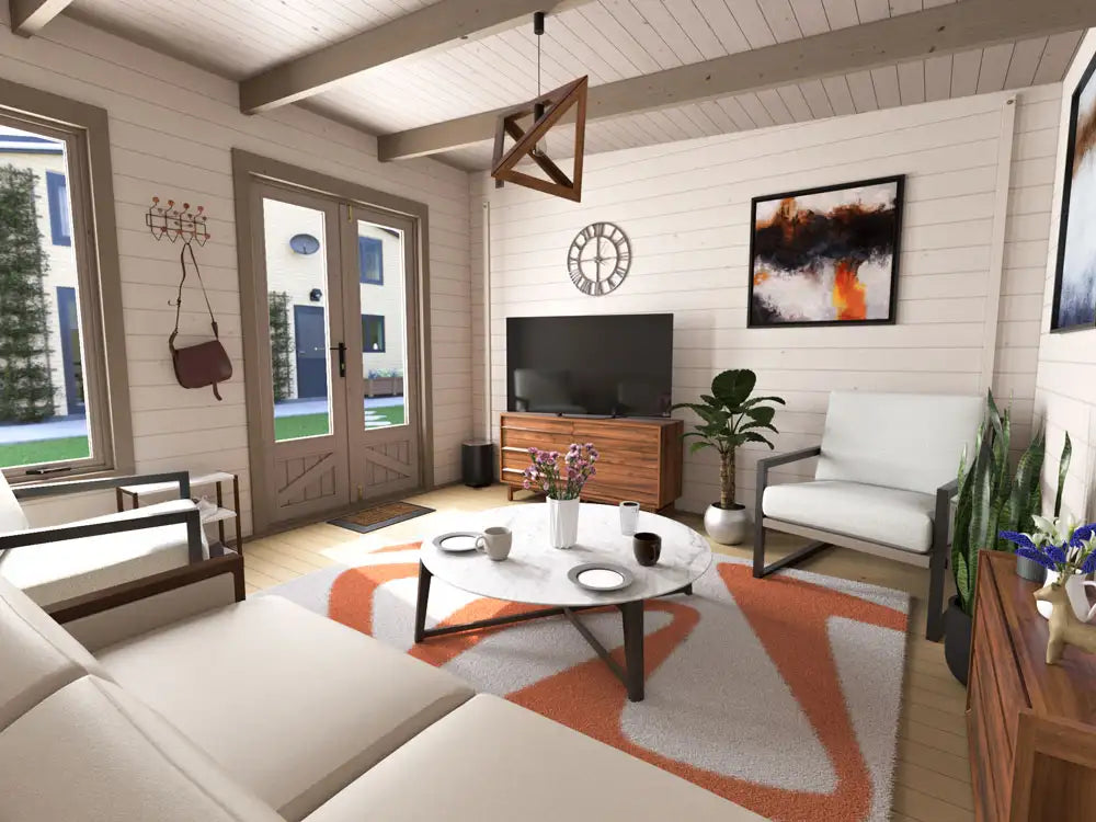 The Lynx Lair 19mm Log Cabin