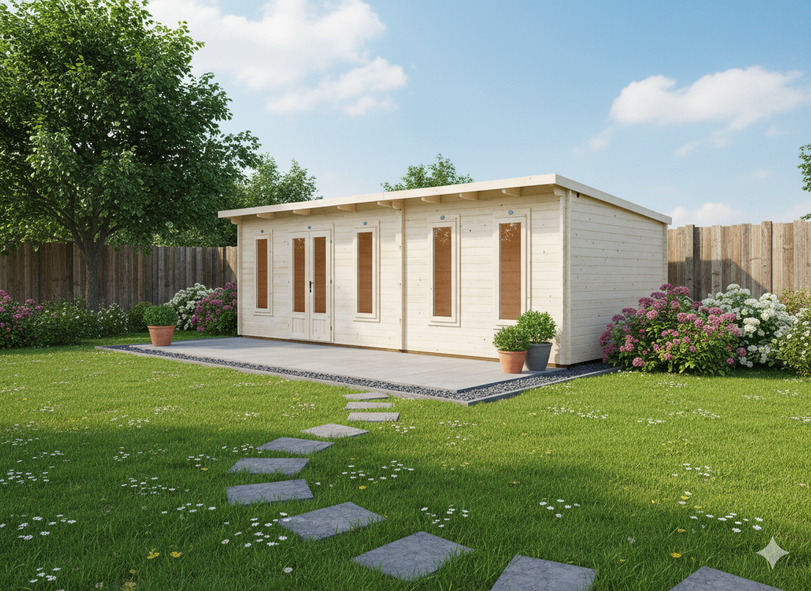 The Lynx Lair 19mm Log Cabin