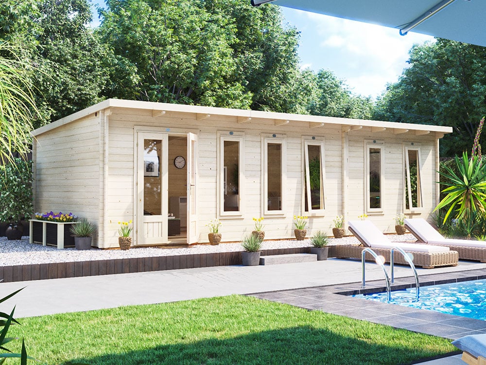 The Lynx Lair 19mm Log Cabin