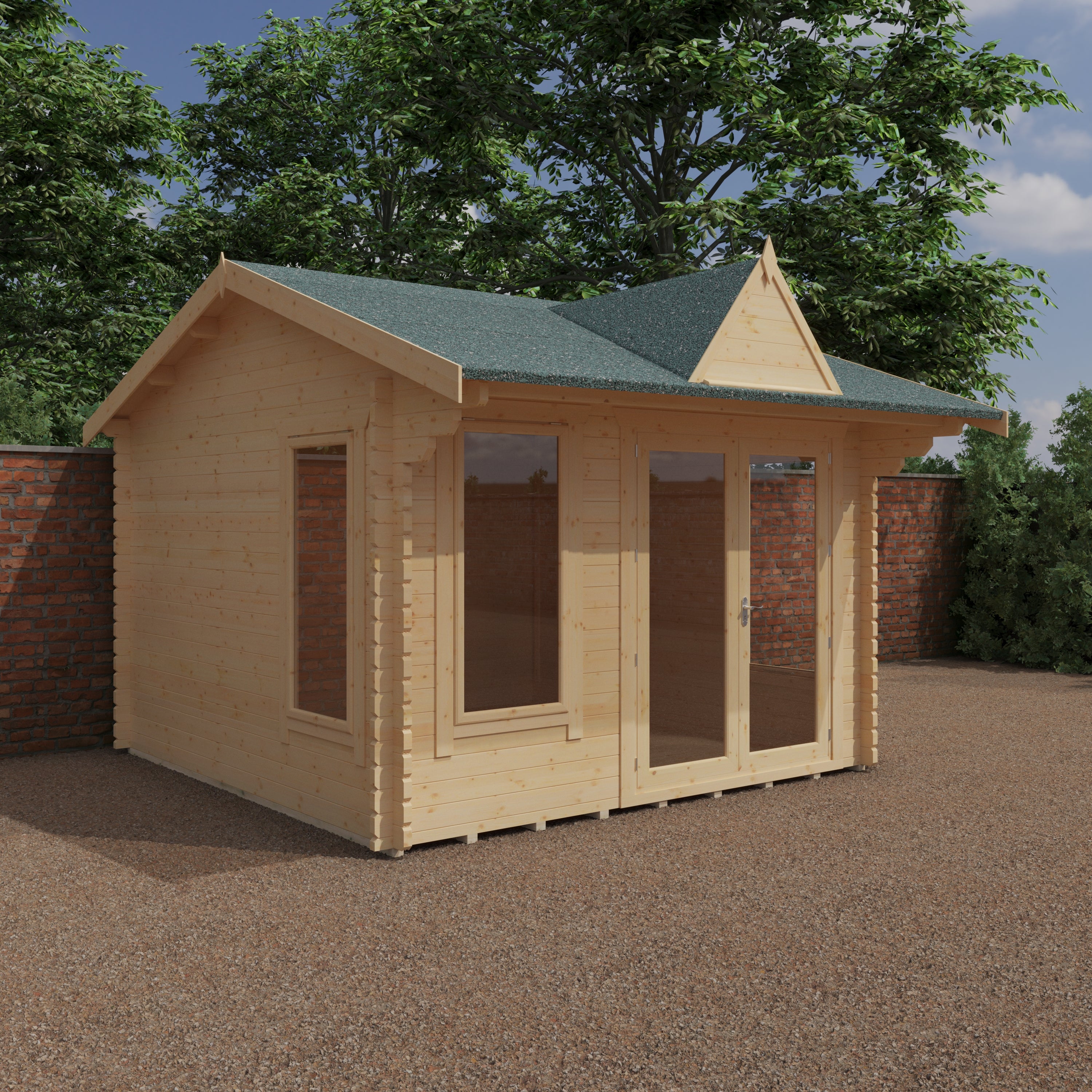THE LEYTON 44mm Log Cabin