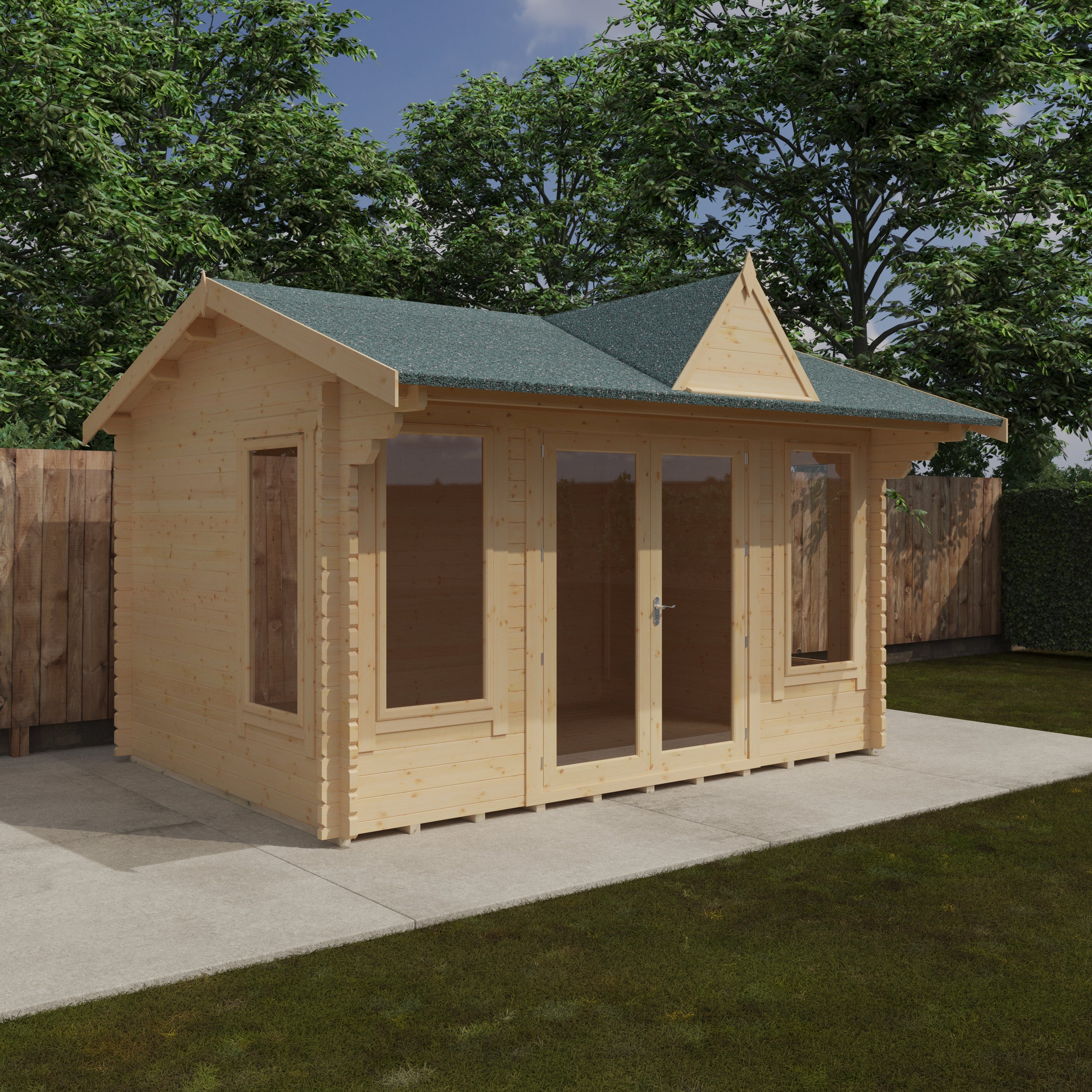 THE LEYTON 44mm Log Cabin