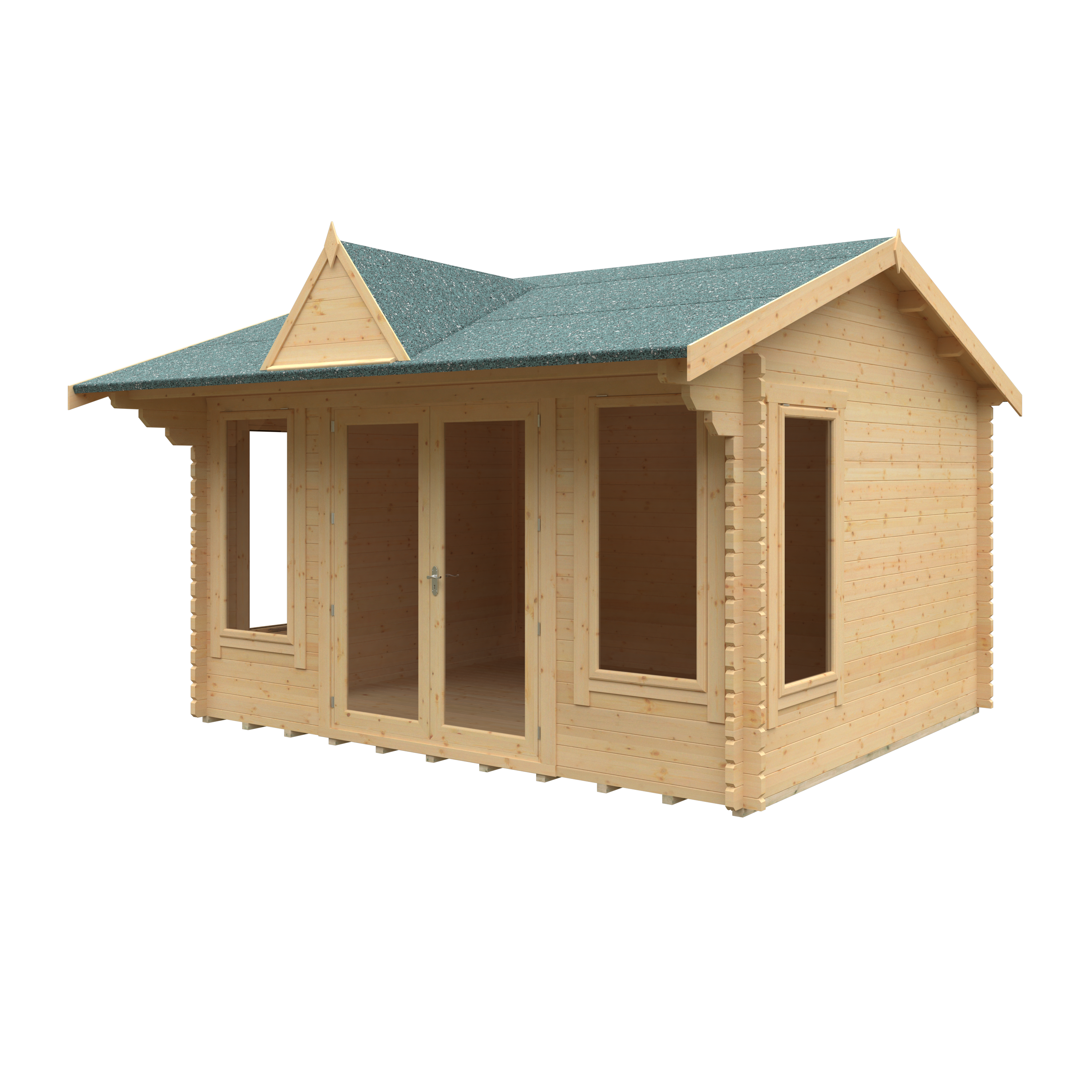 THE LEYTON 44mm Log Cabin