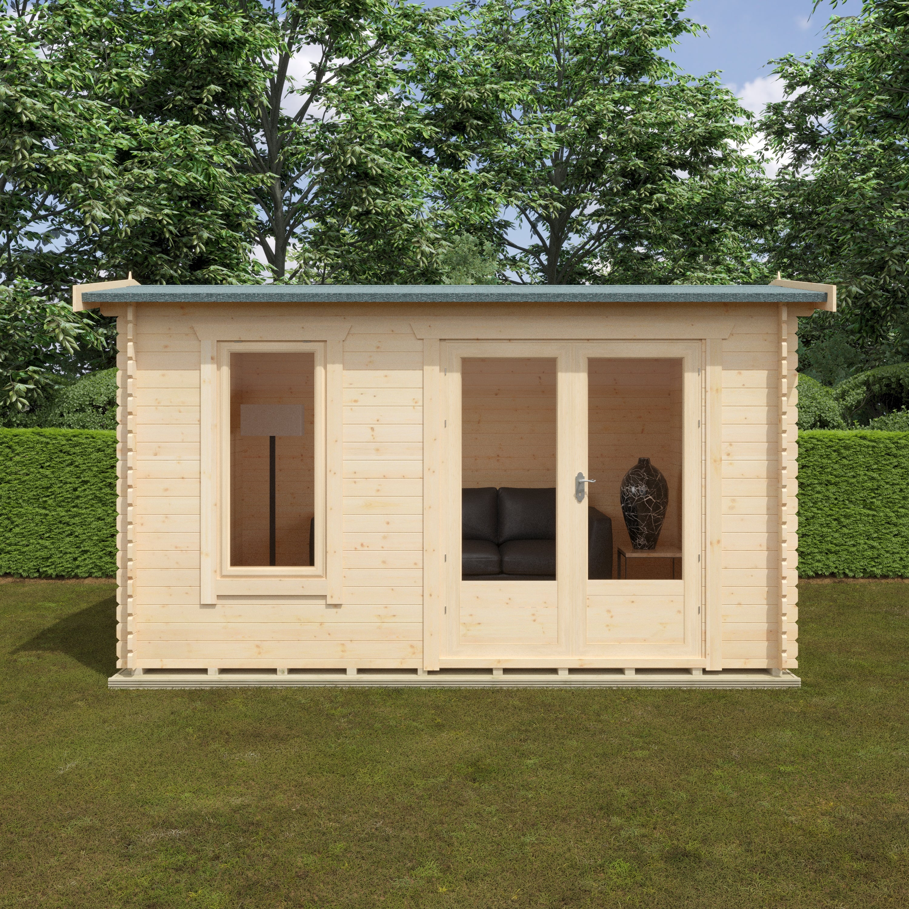 THE LONGLEAT 28 mm Log Cabin