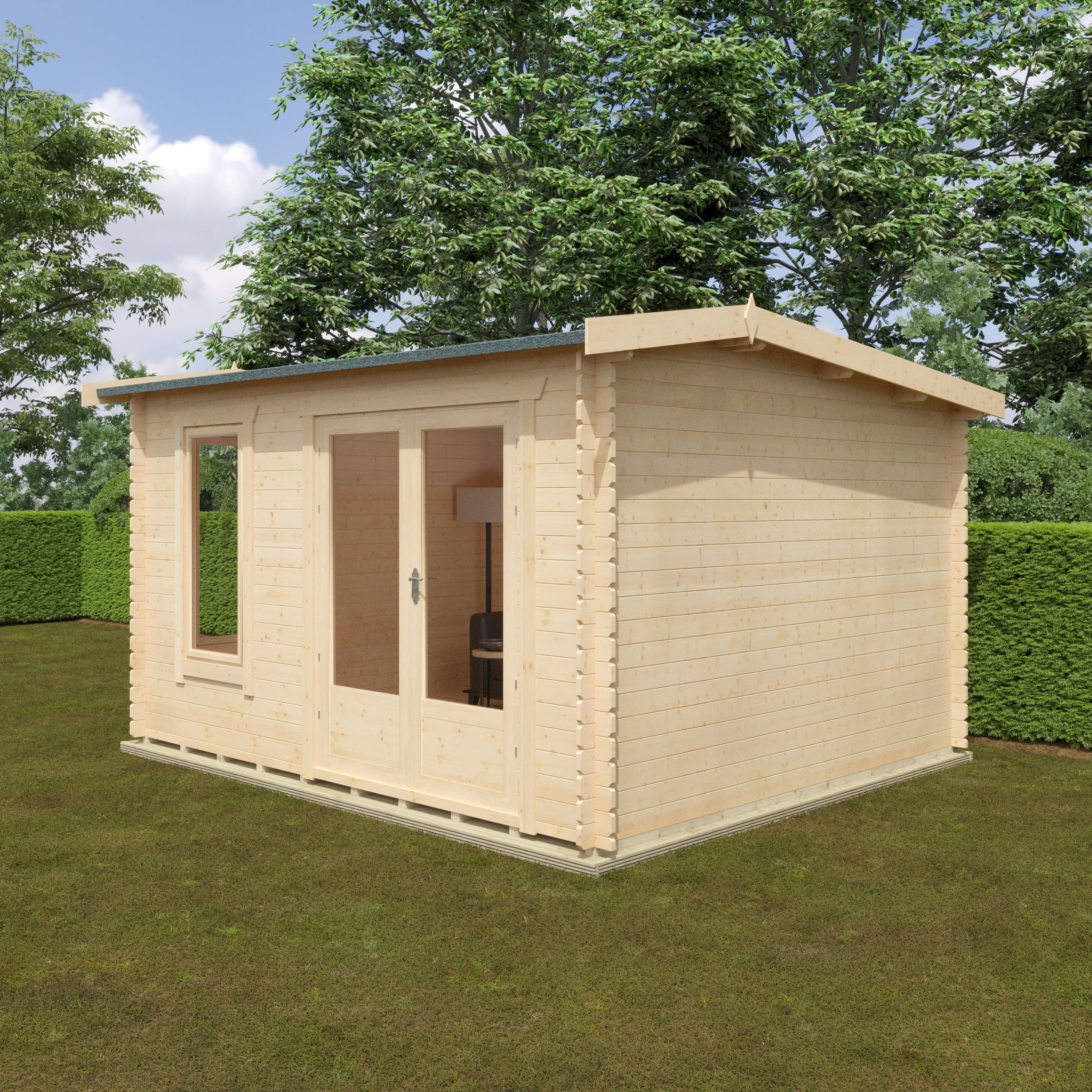 THE LONGLEAT 28 mm Log Cabin