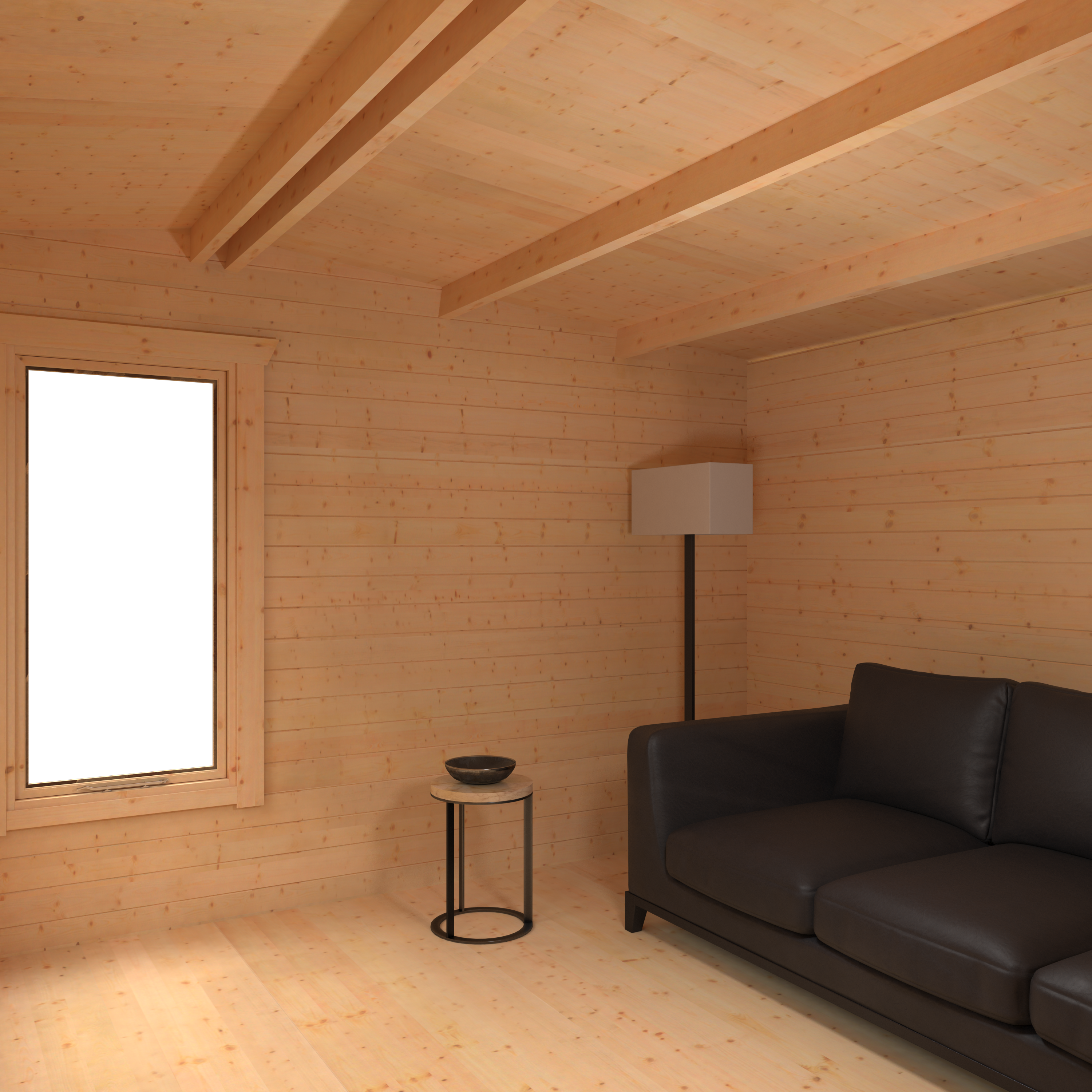 THE LONGLEAT 28 mm Log Cabin