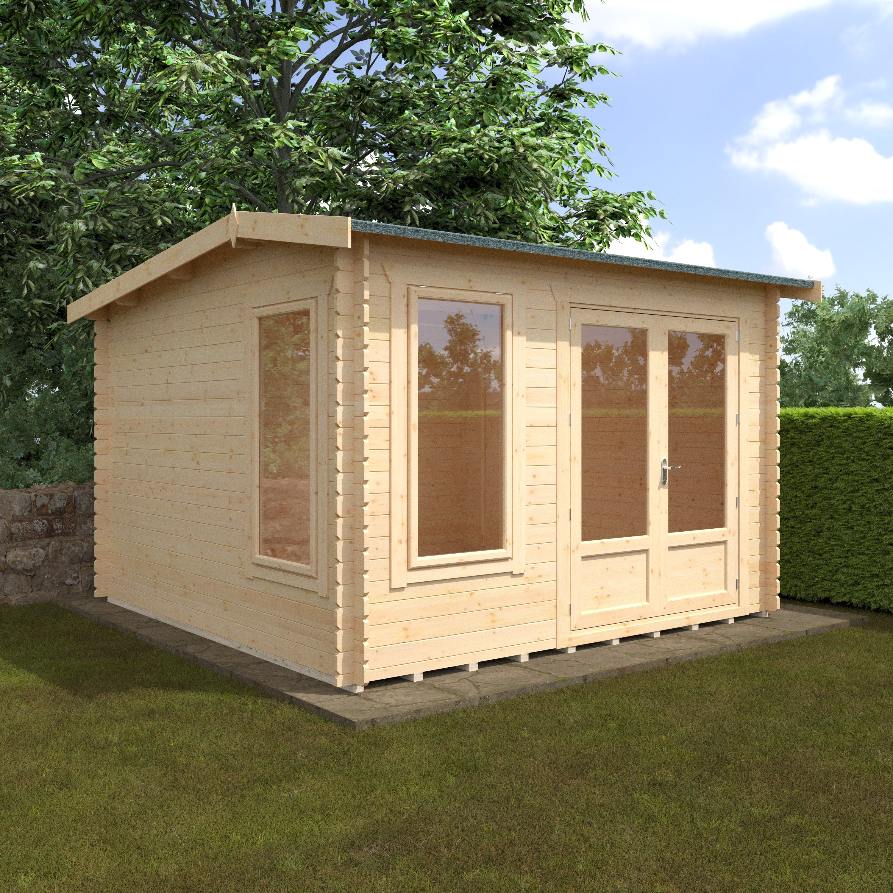 THE LONGLEAT 28 mm Log Cabin