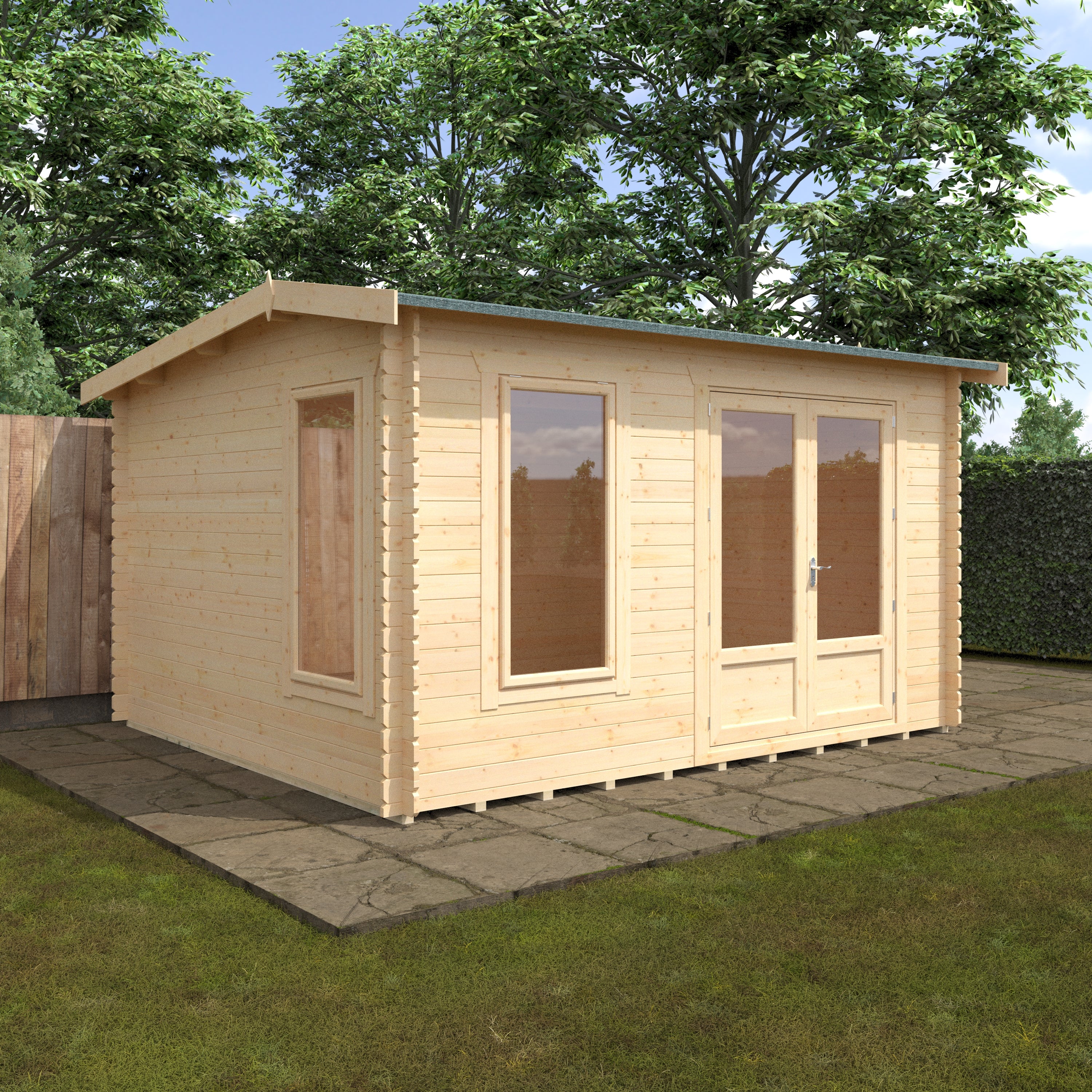 THE LONGLEAT 28 mm Log Cabin