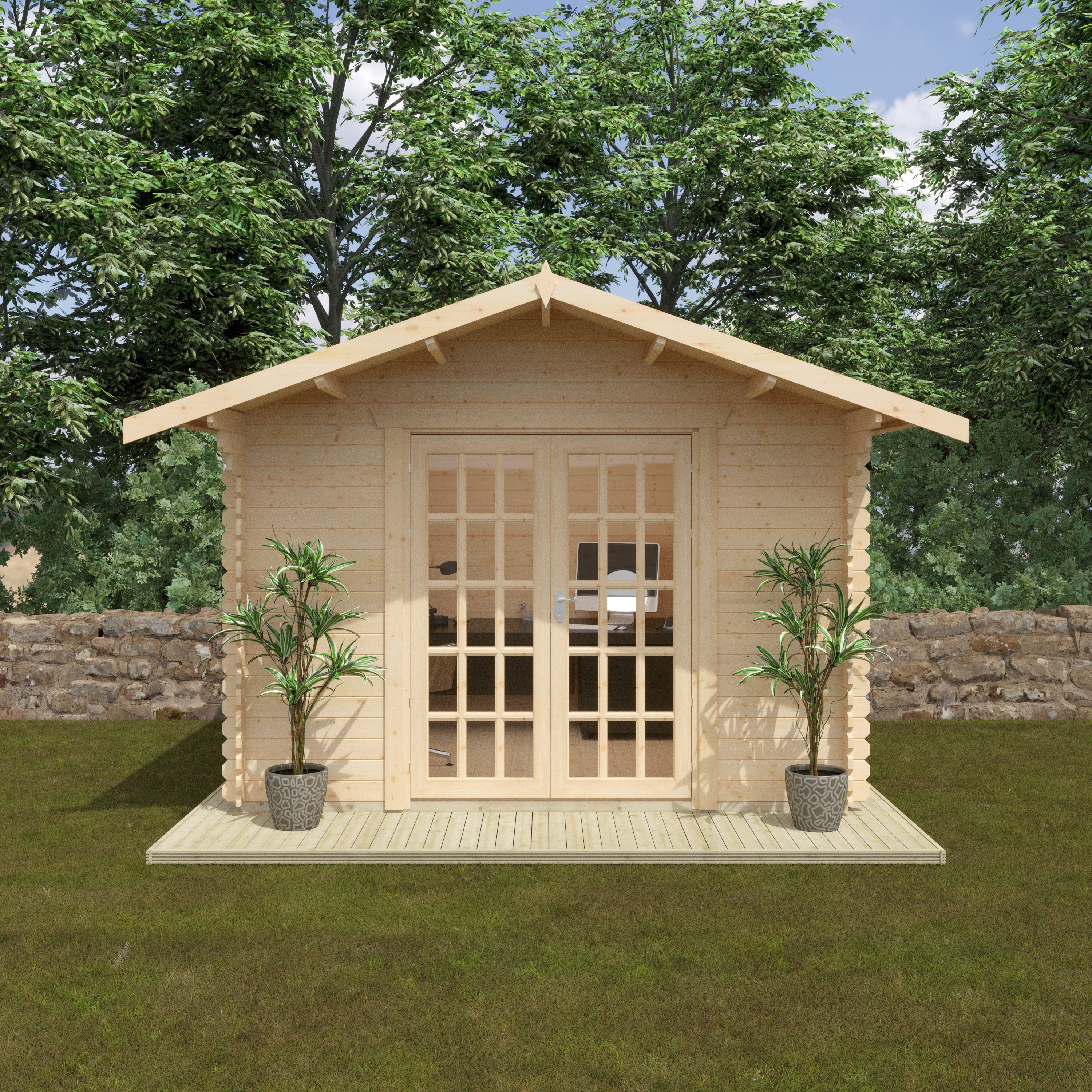 THE LOTHERTON 28mm Log Cabin