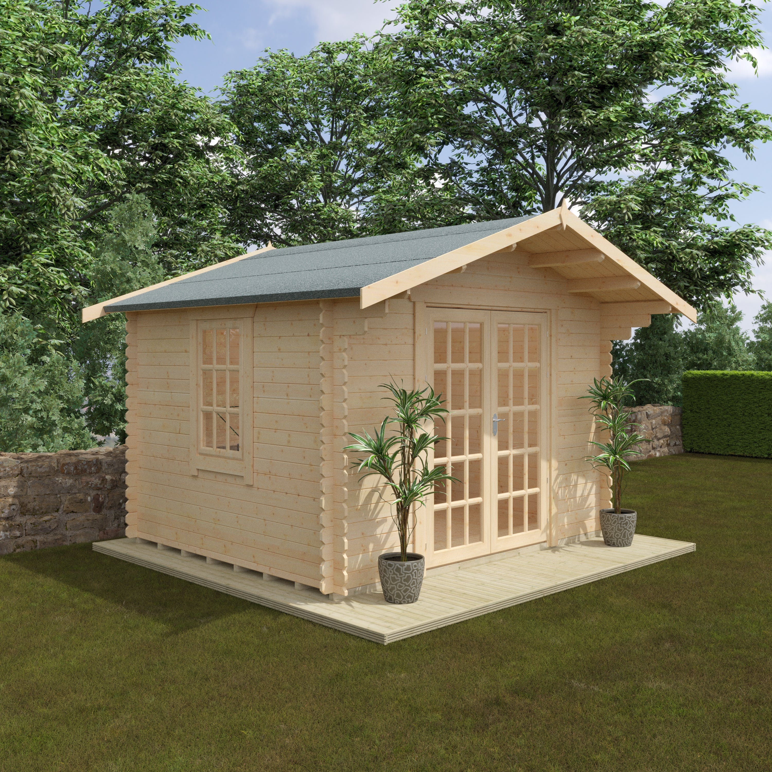 THE LOTHERTON 28mm Log Cabin