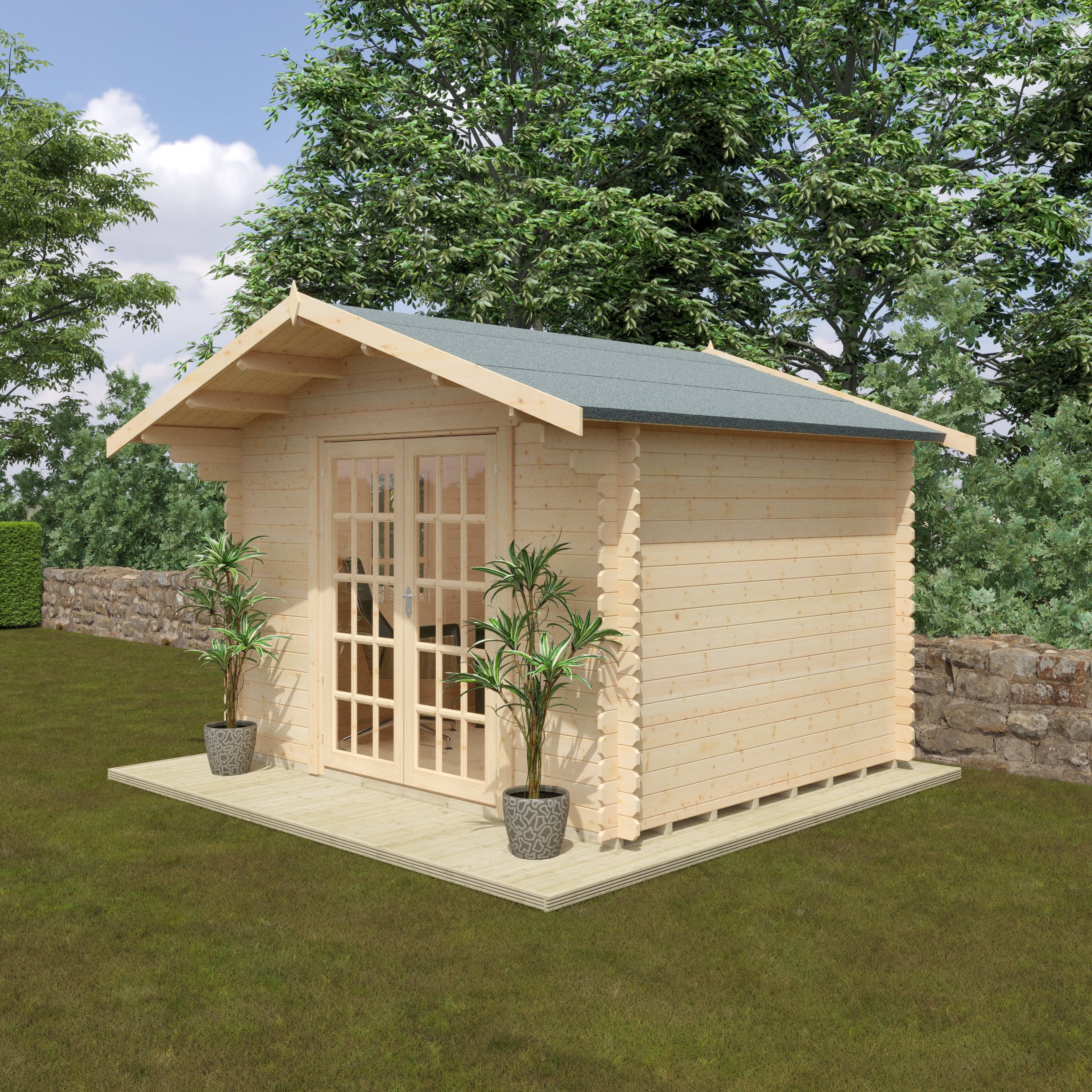 THE LOTHERTON 28mm Log Cabin