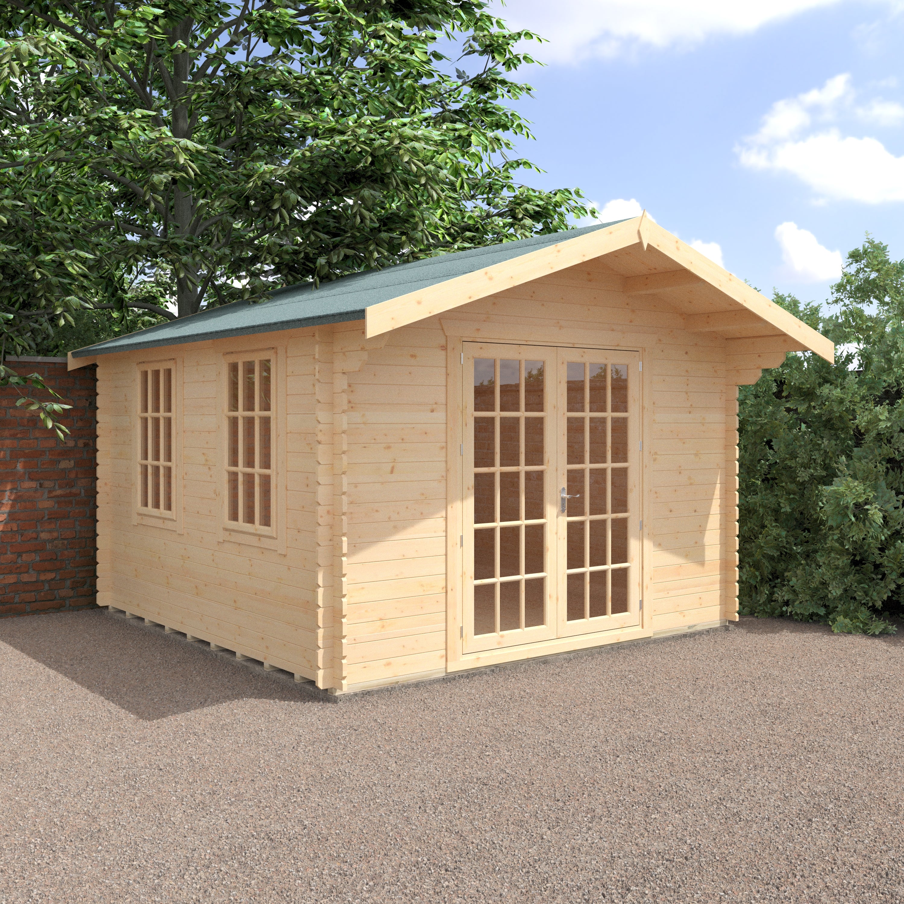 THE LOTHERTON 28mm Log Cabin