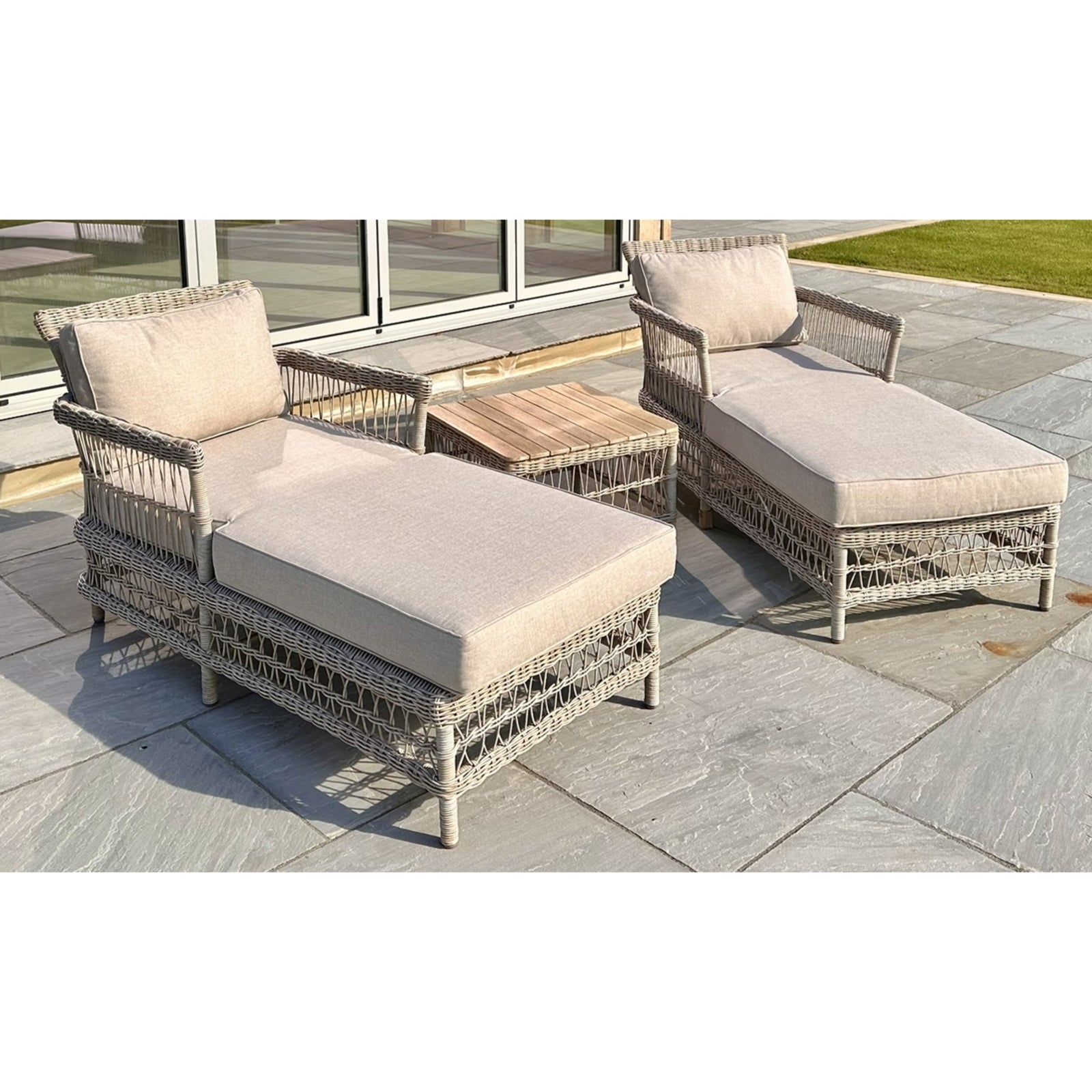 Provence Outdoor Sun Lounger Set