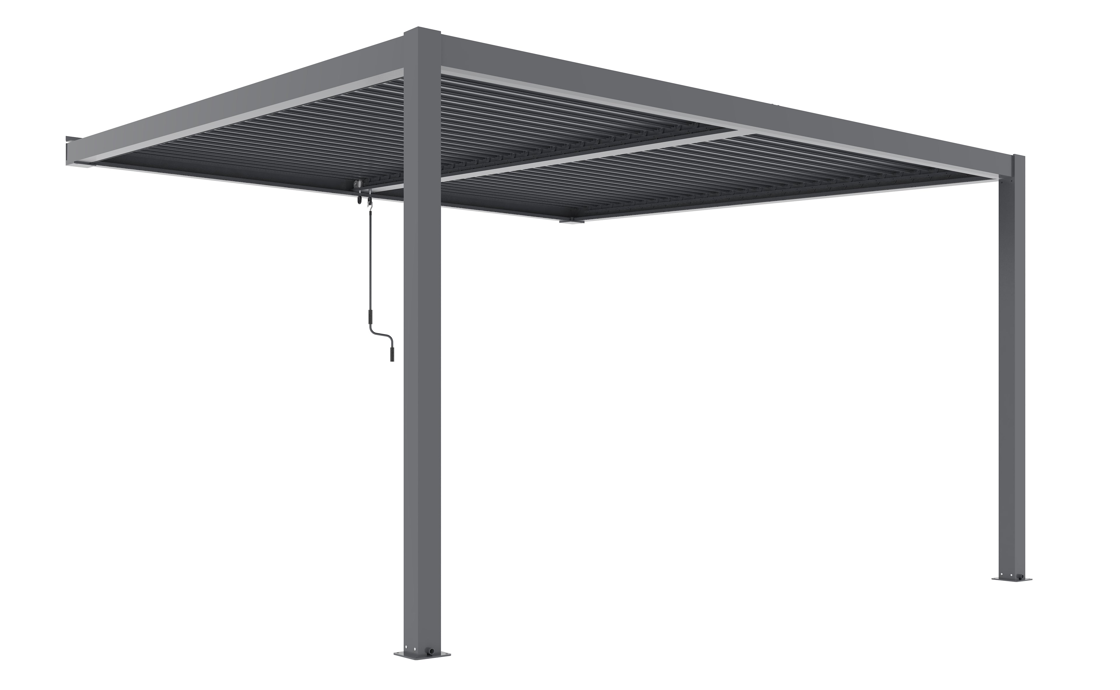 Wall-Mounted Aluminium Pergola