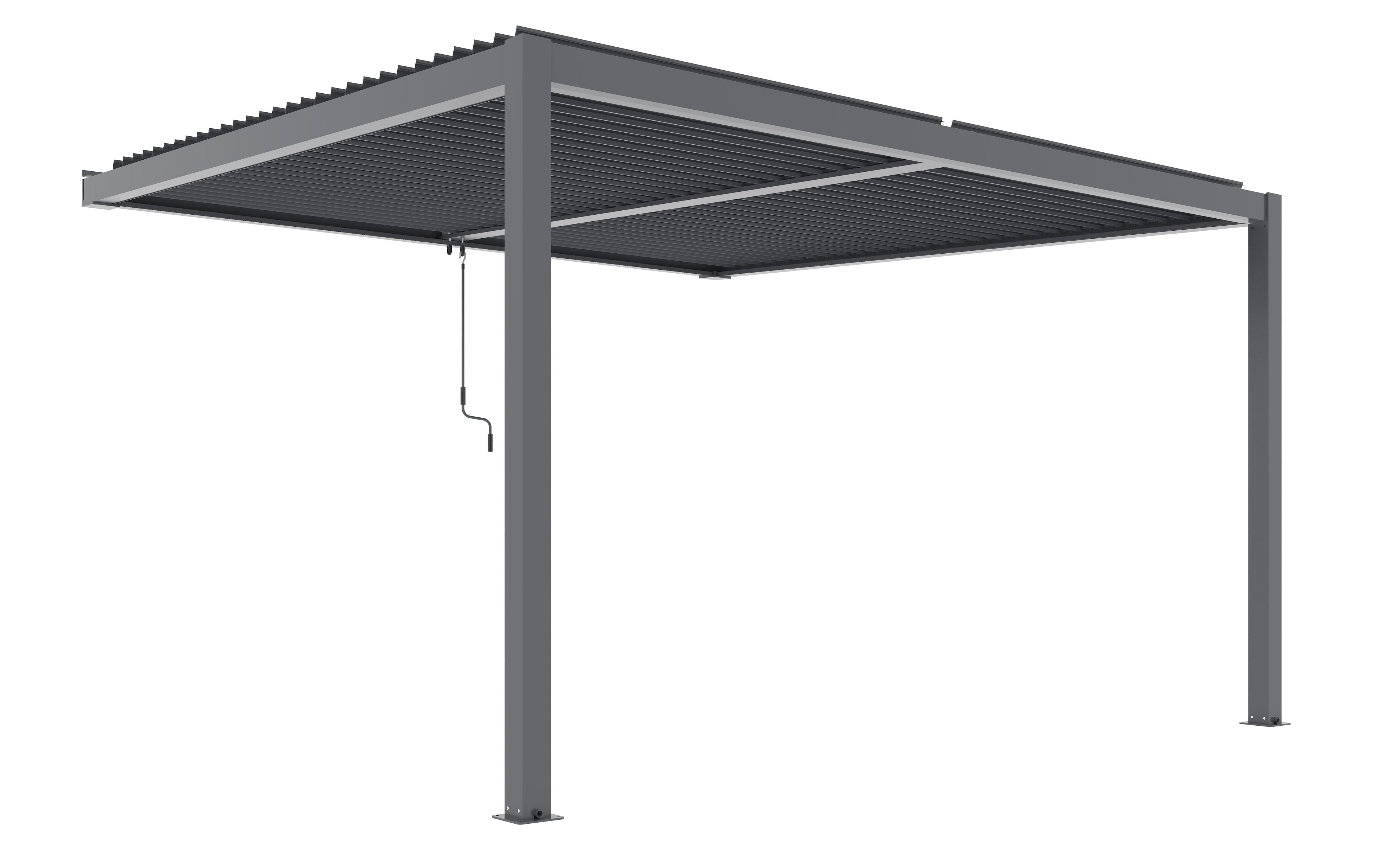 Wall-Mounted Aluminium Pergola