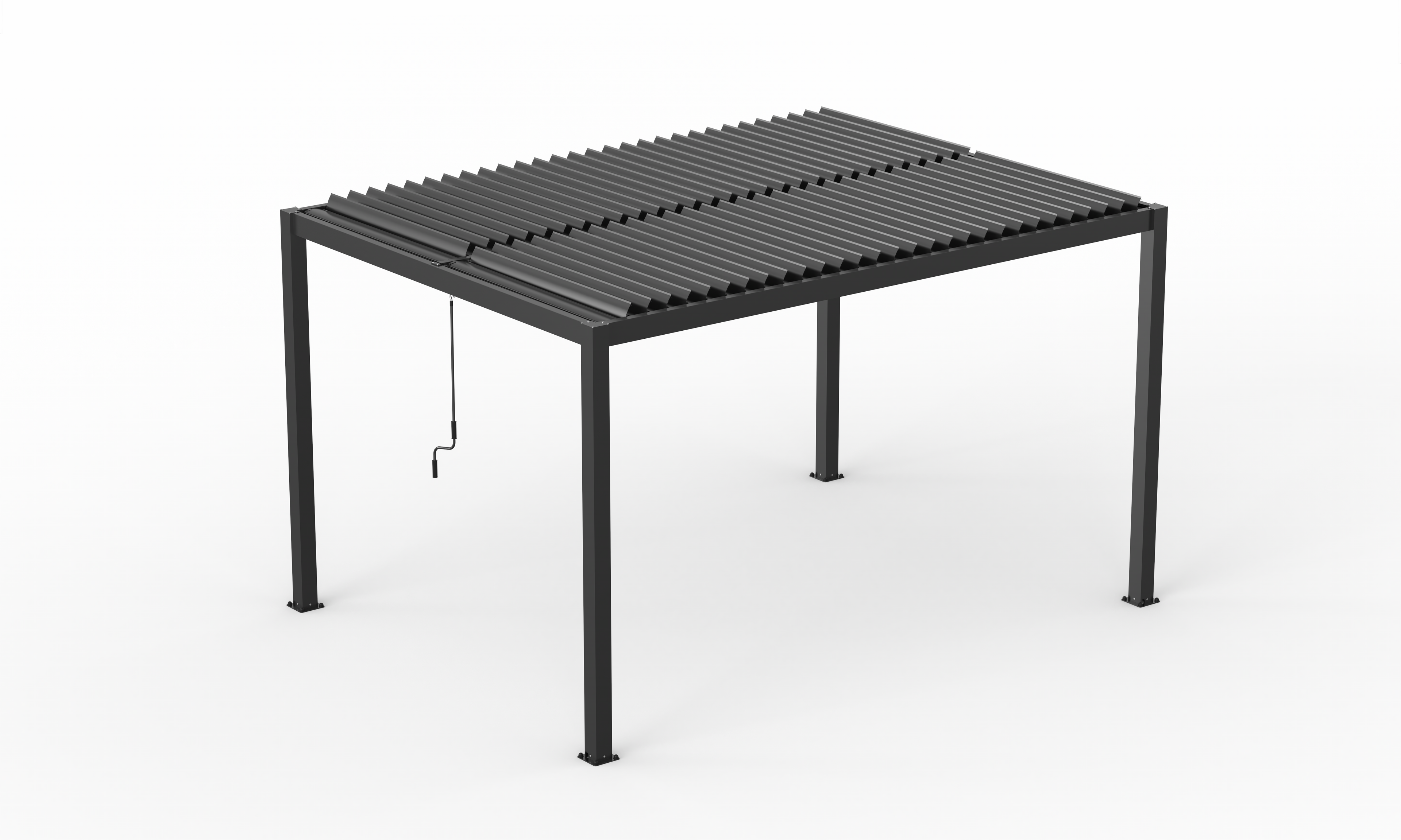Aluminium Pergola with LED Light
