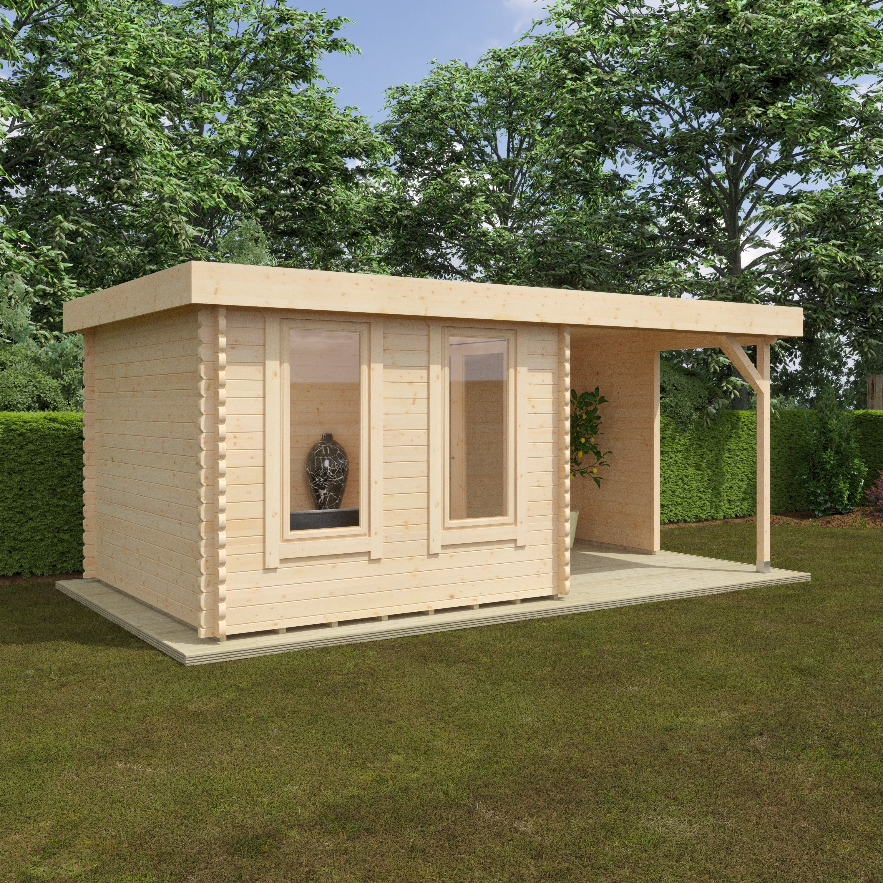 LULWORTH 44mm Log Cabin