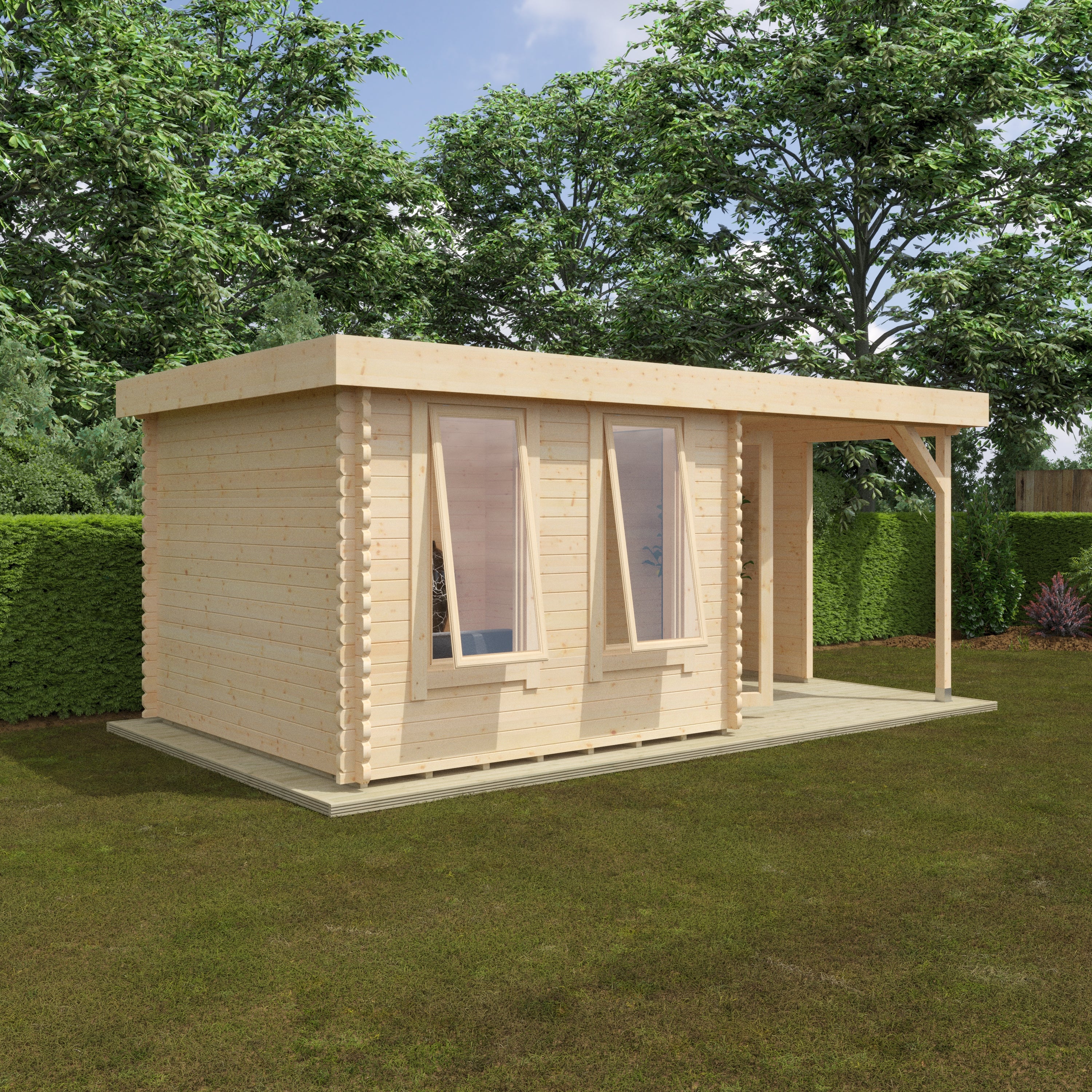 LULWORTH 44mm Log Cabin