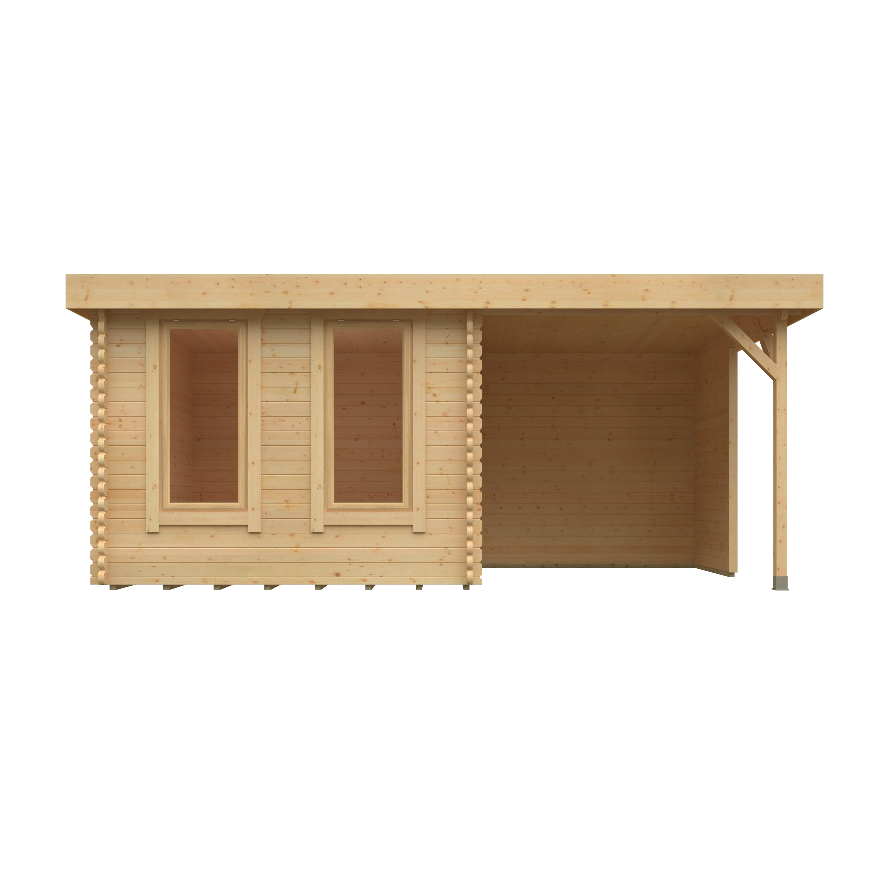 LULWORTH 44mm Log Cabin