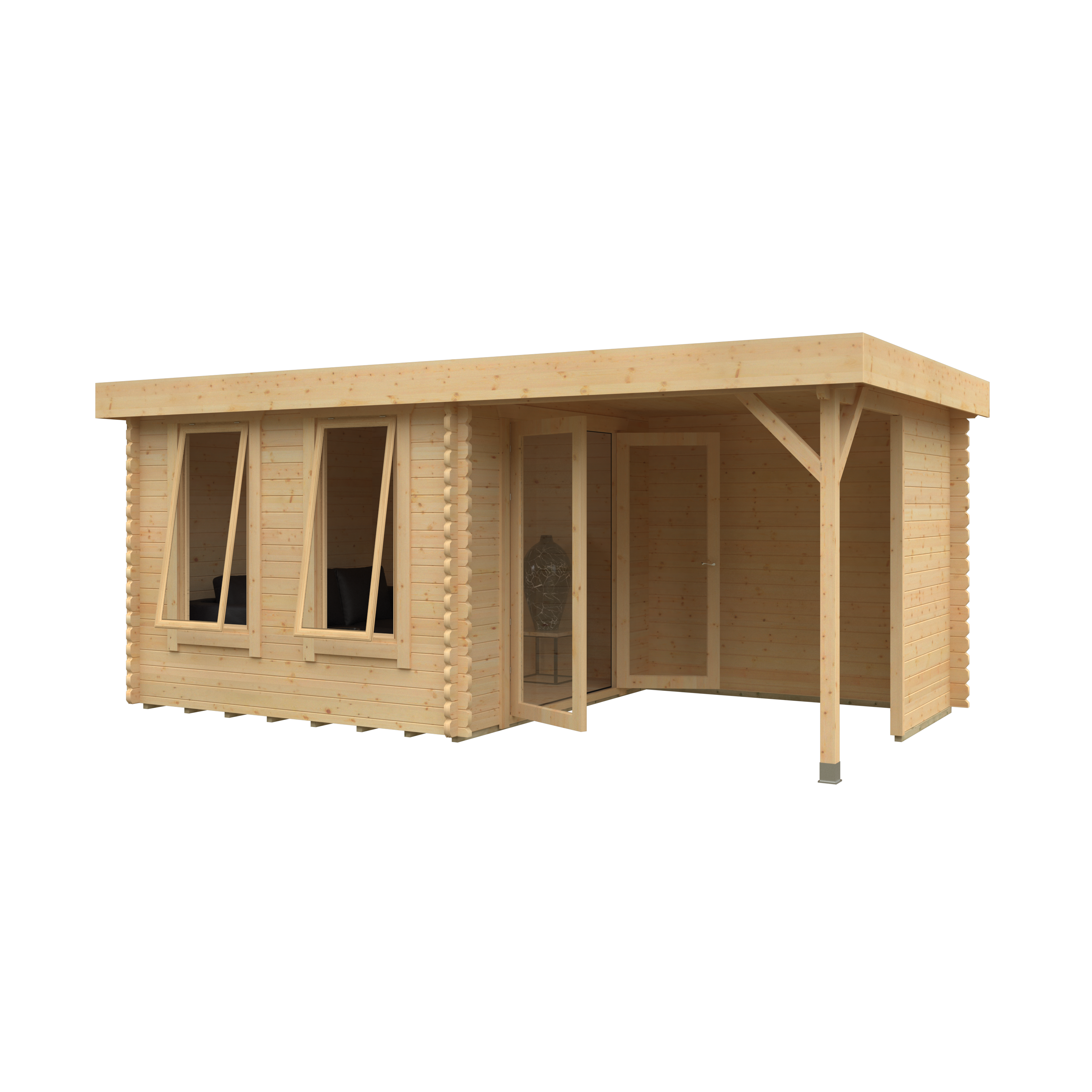 LULWORTH 44mm Log Cabin