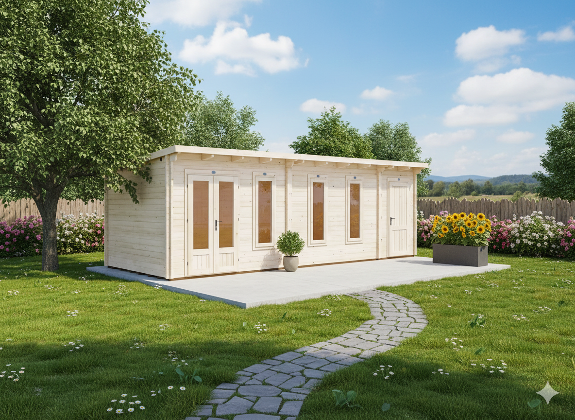 The Monkey Multiroom 19mm Log Cabin