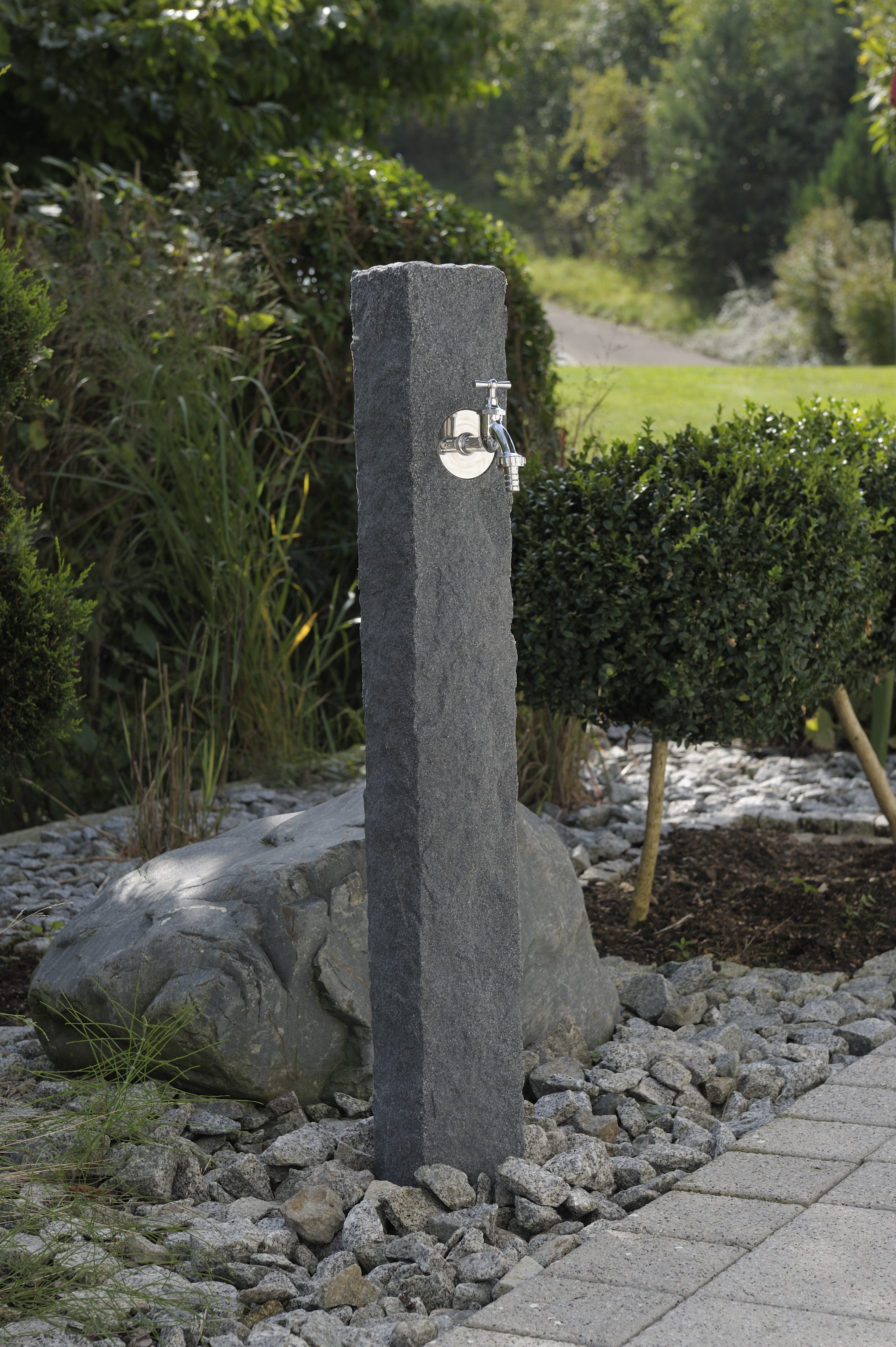 Natural Stone Cut stone effect watering post