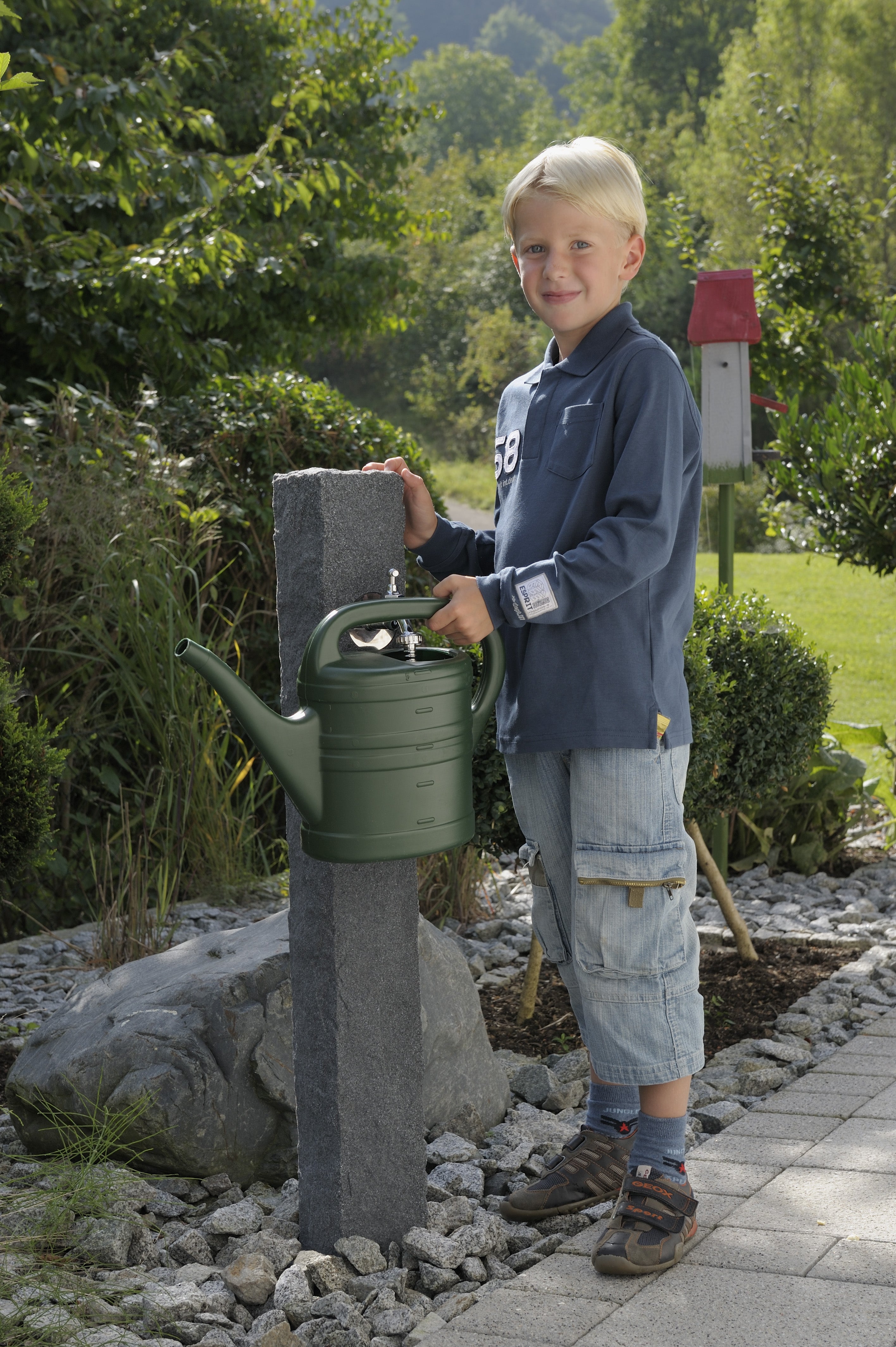 Natural Stone Cut stone effect watering post