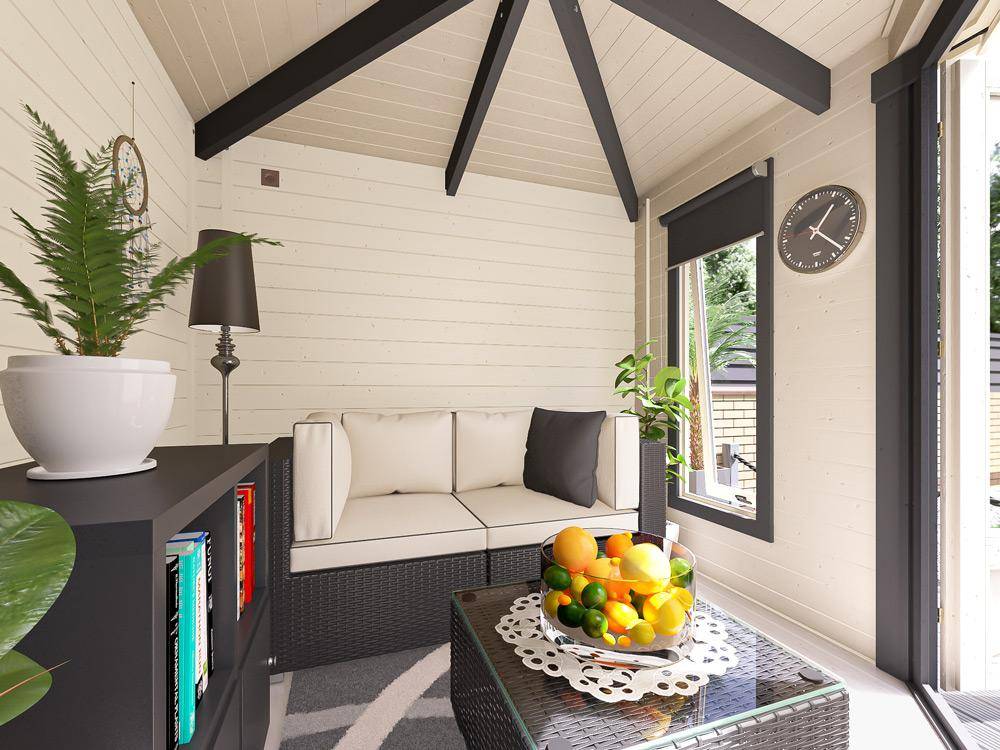 The Otters Corner 19mm Log Cabin
