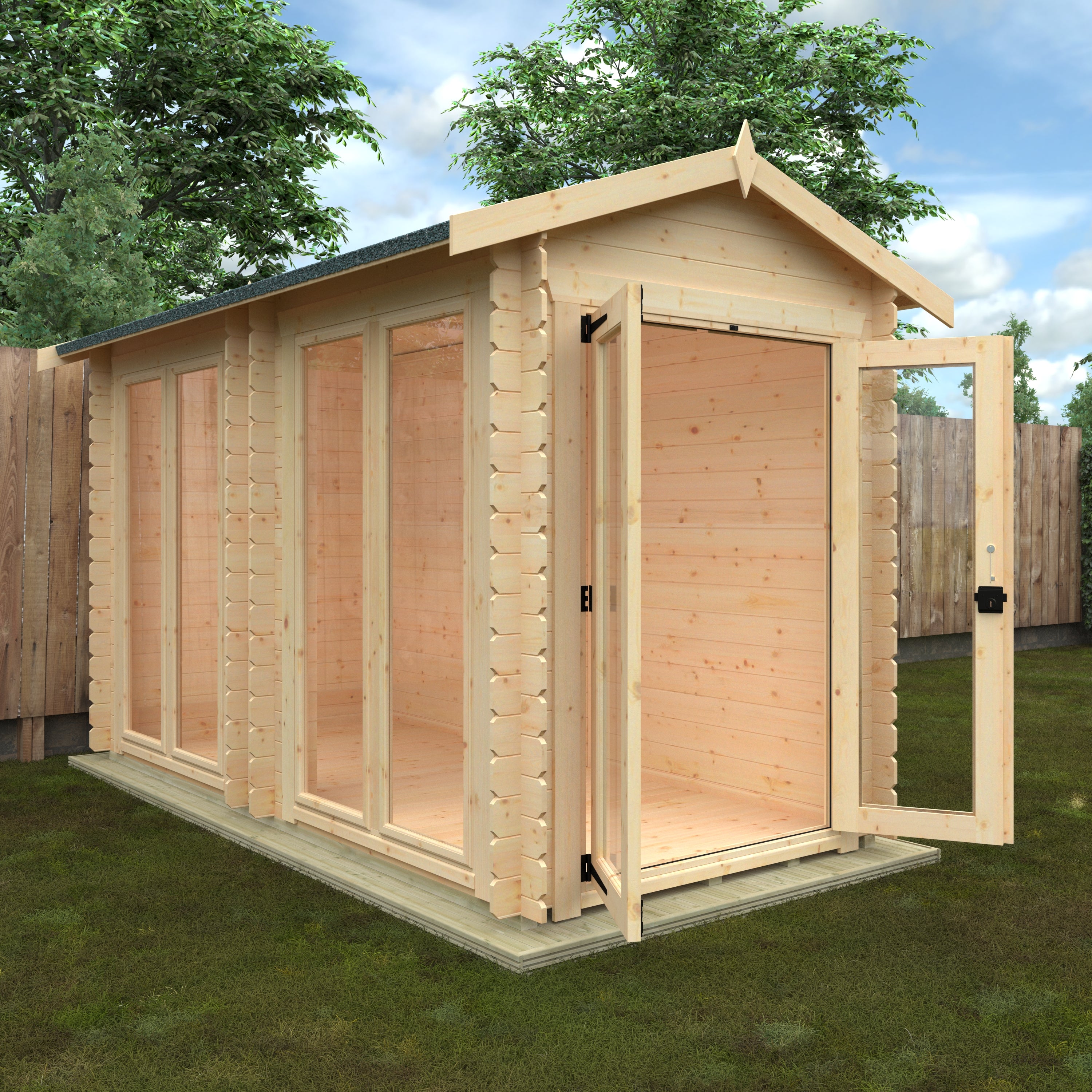 THE BEAUMONT 19mm Log Cabin