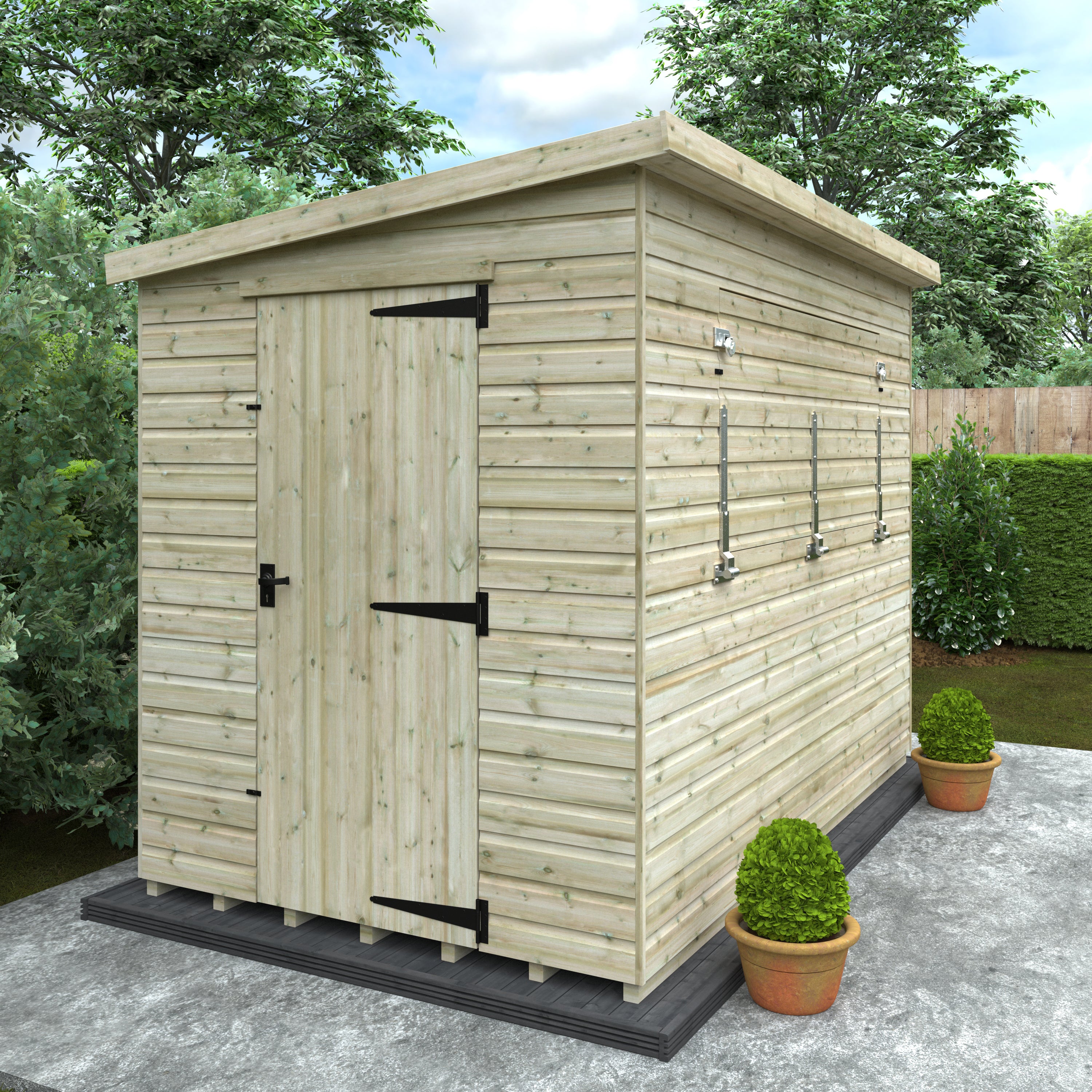 Tanalised Bar Sheds