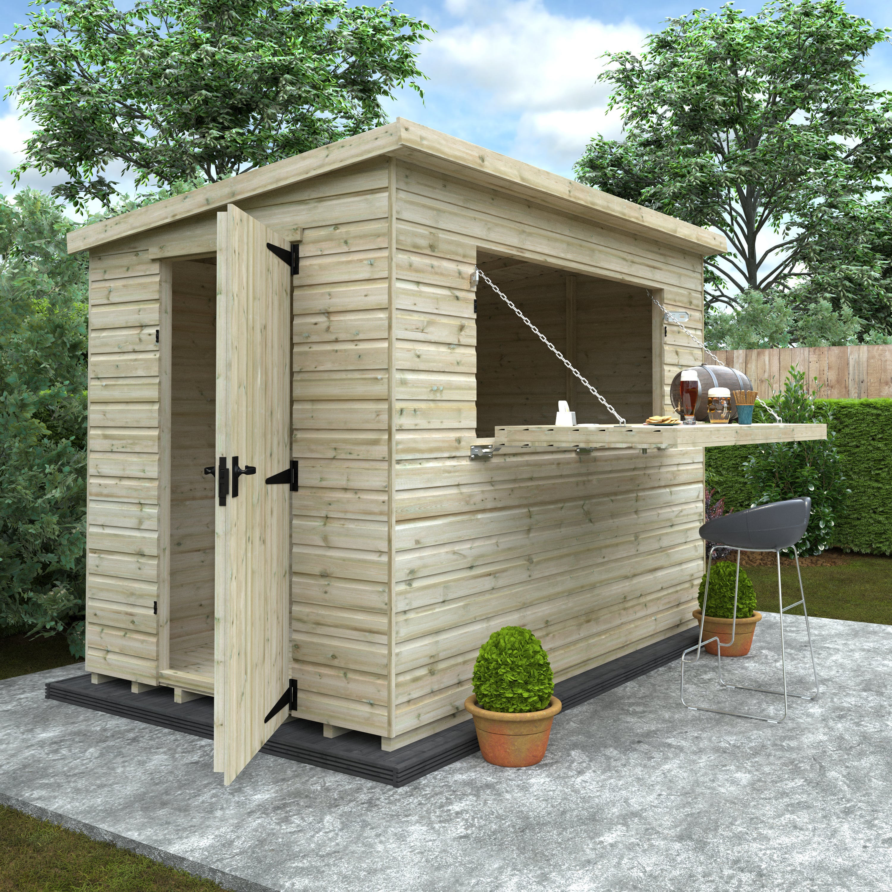 Tanalised Bar Sheds