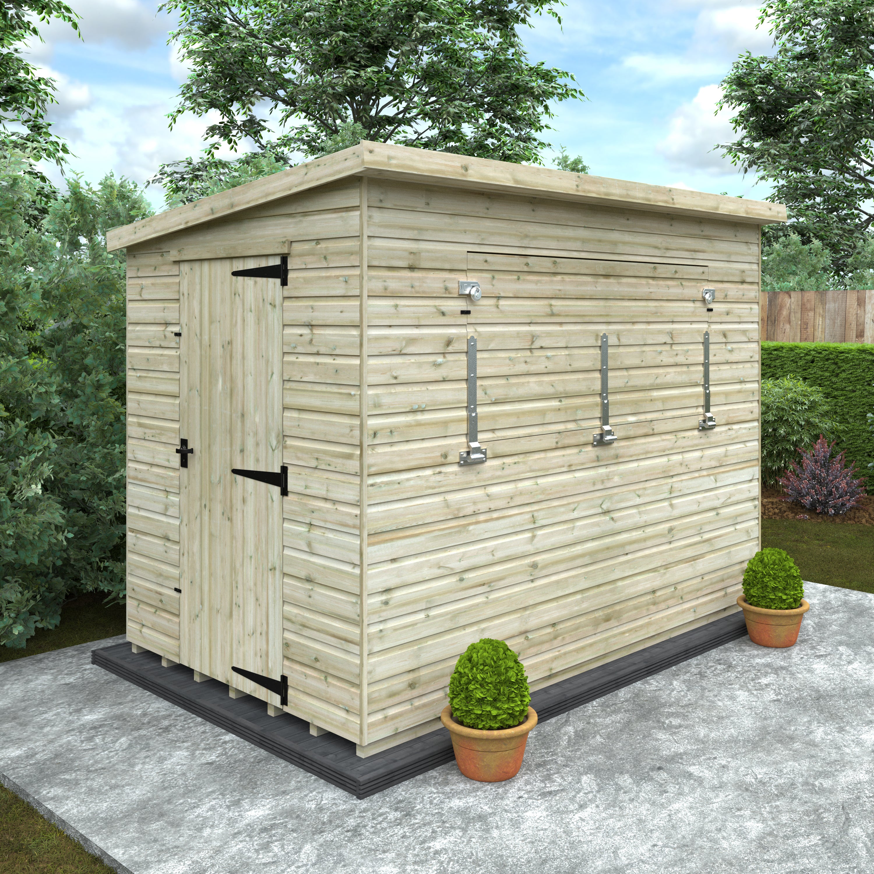Tanalised Bar Sheds