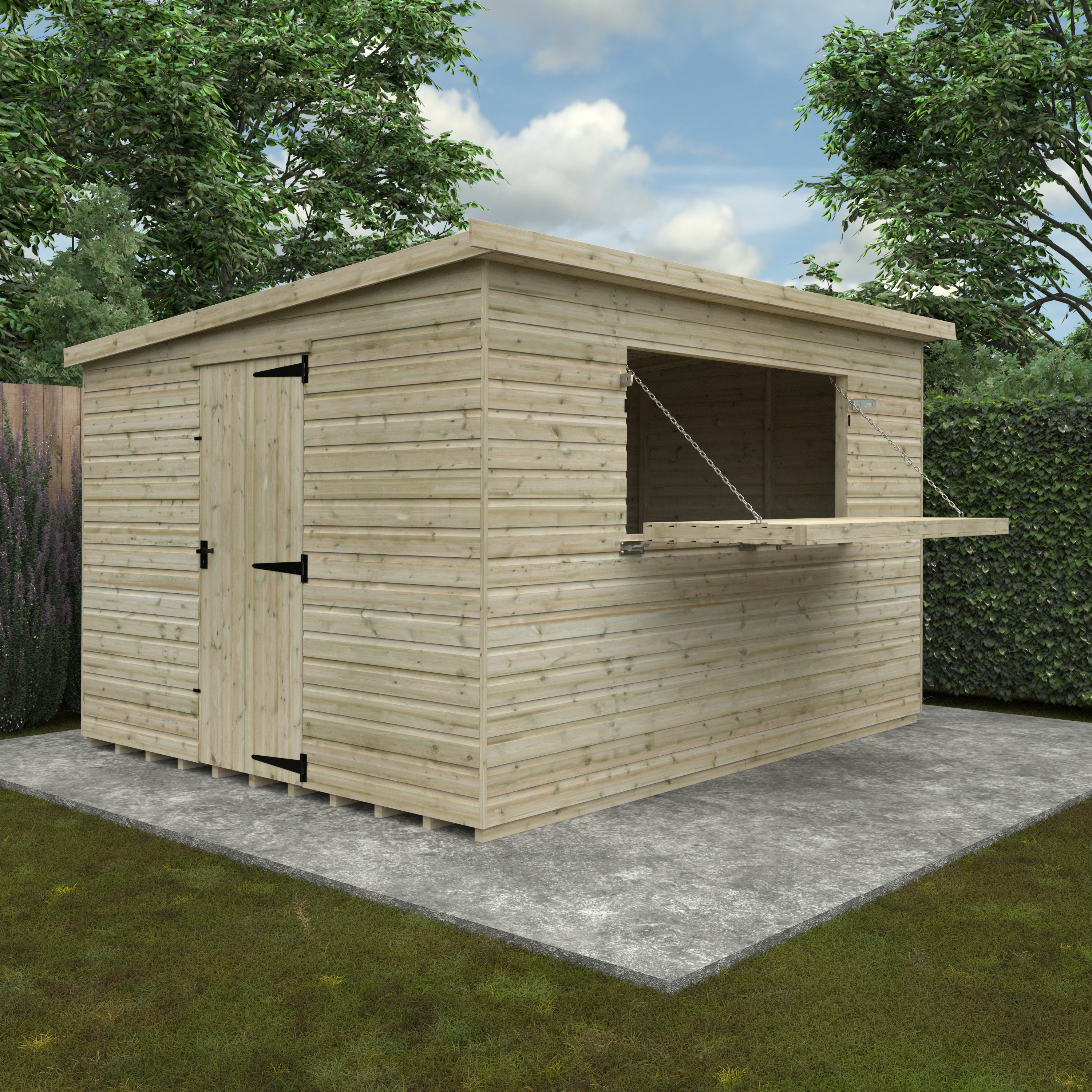 Tanalised Bar Sheds