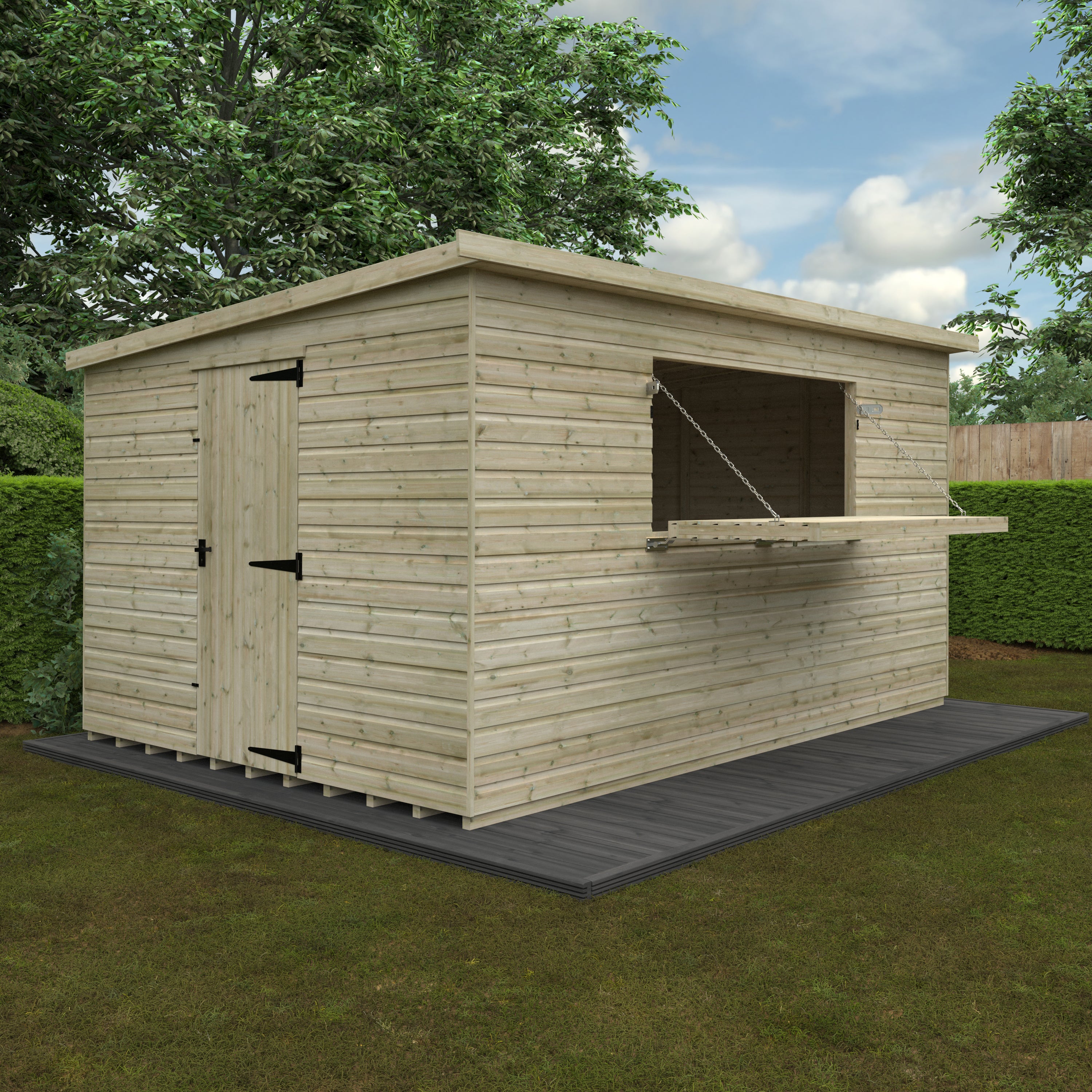 Tanalised Bar Sheds