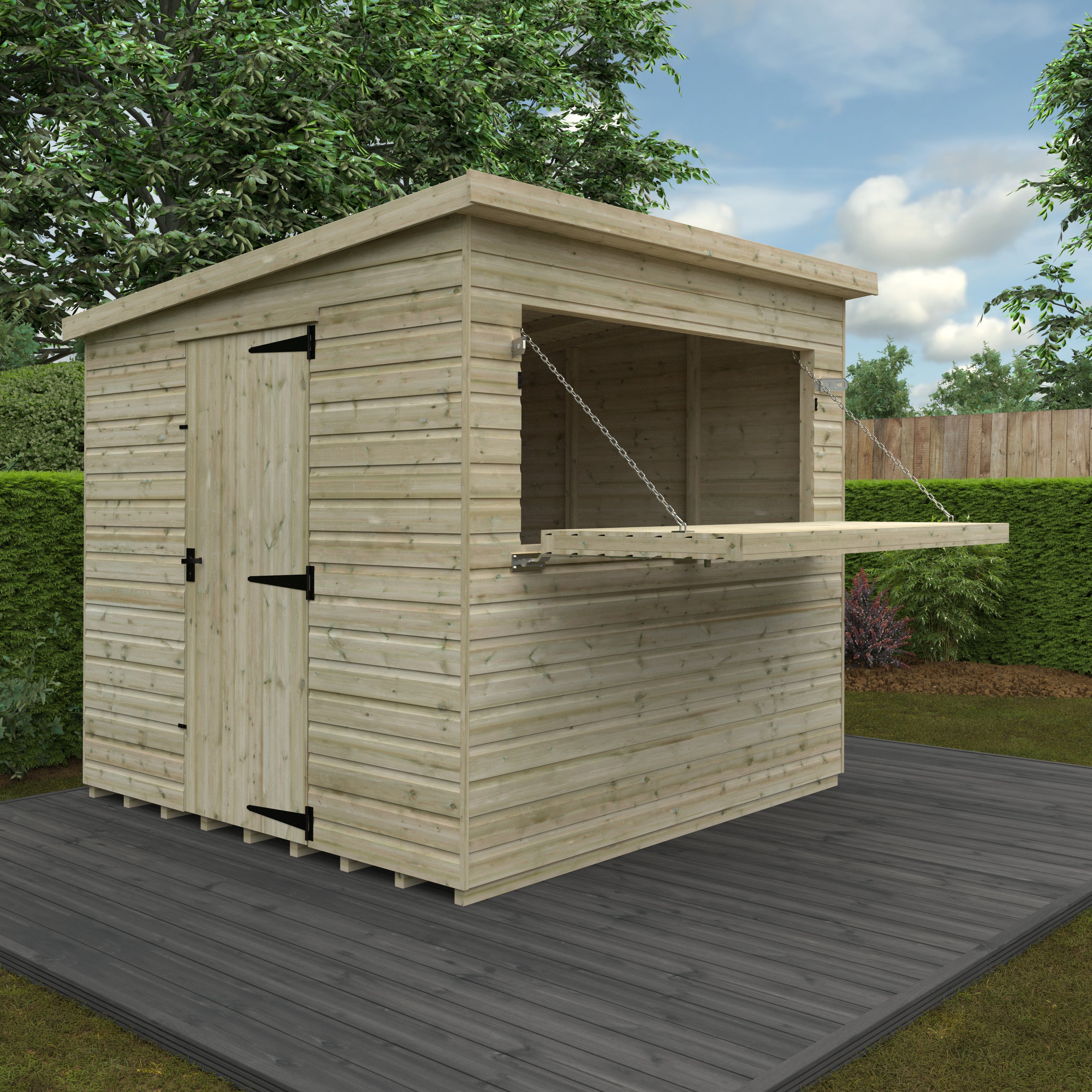 Tanalised Bar Sheds