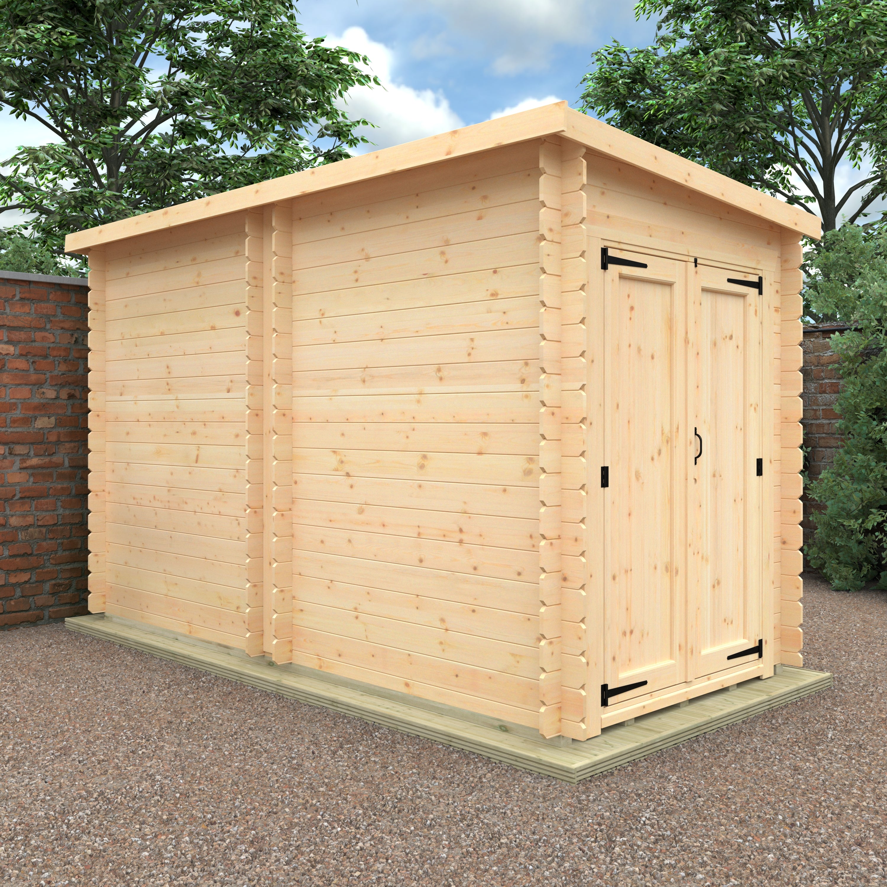 LANGHAM 19mm Log Cabin