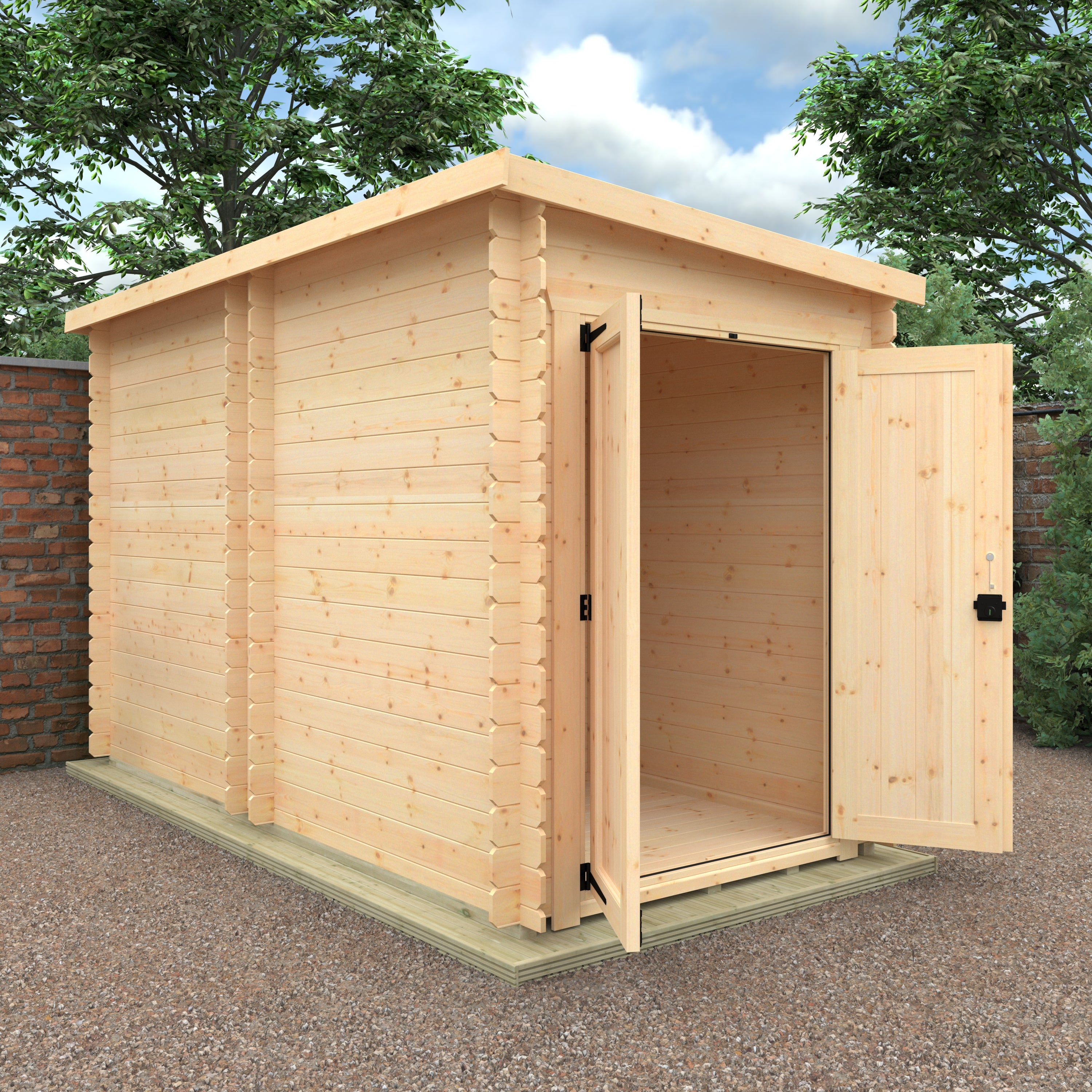 LANGHAM 19mm Log Cabin