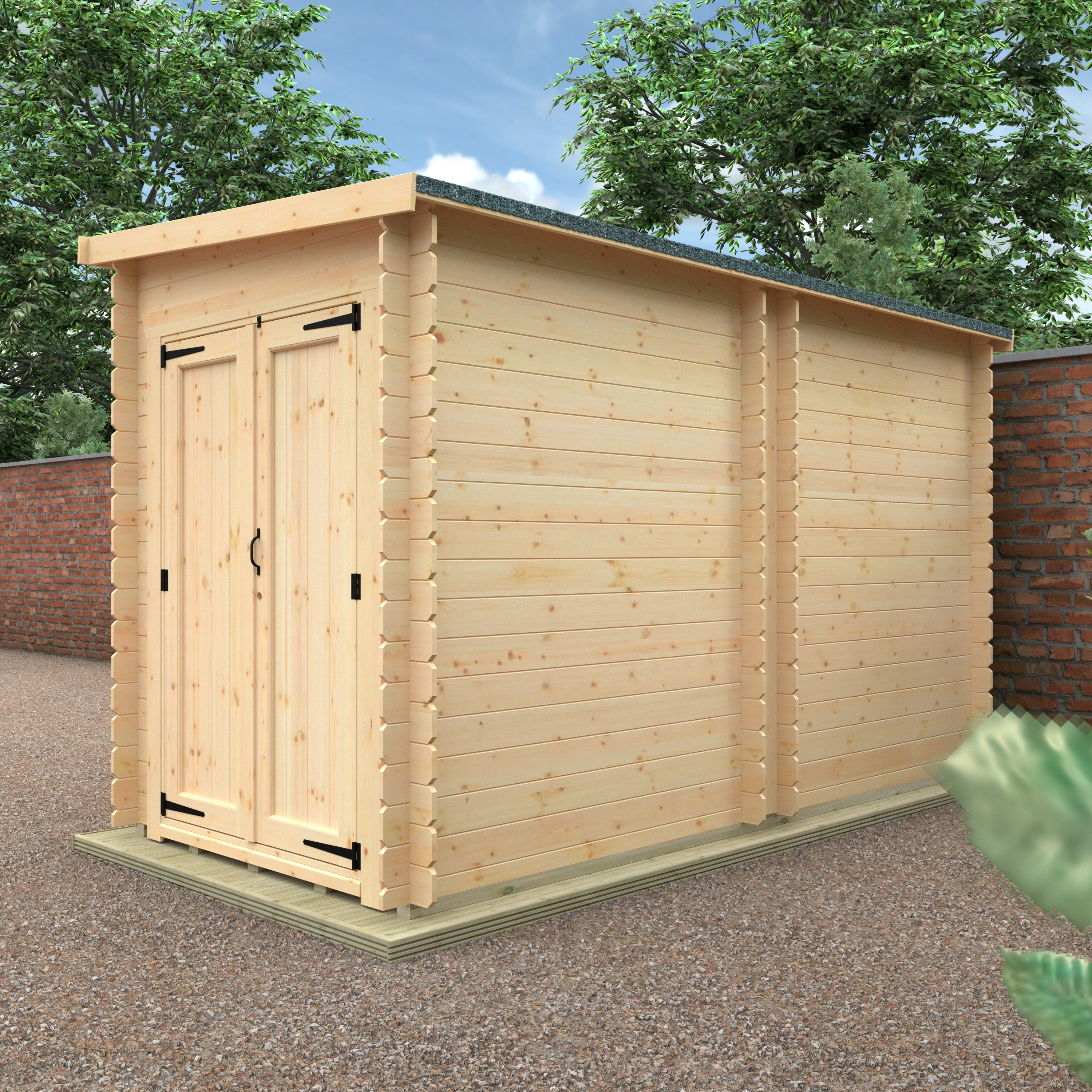 LANGHAM 19mm Log Cabin